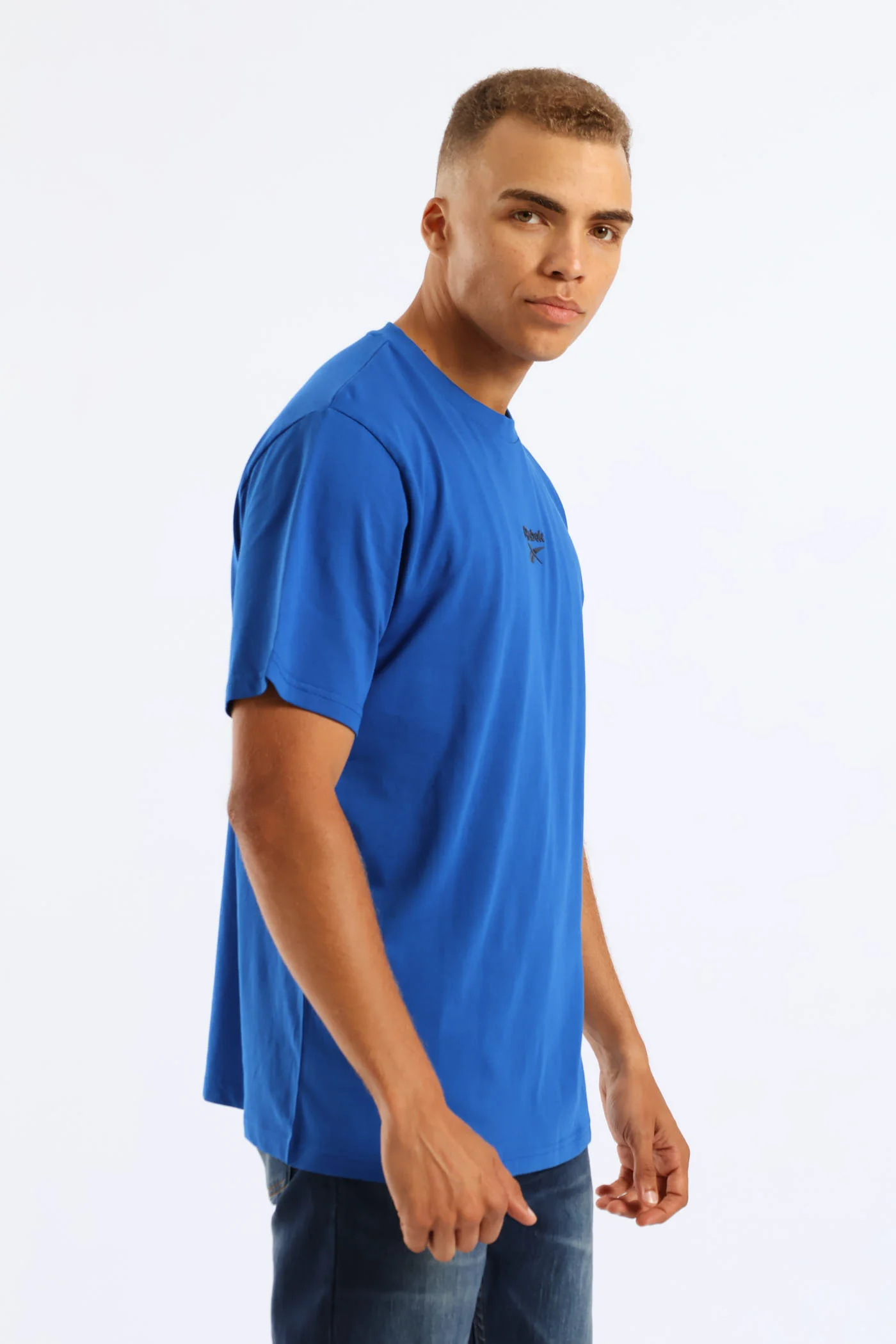 Adrian Crewneck Tee - Blue - Image 4