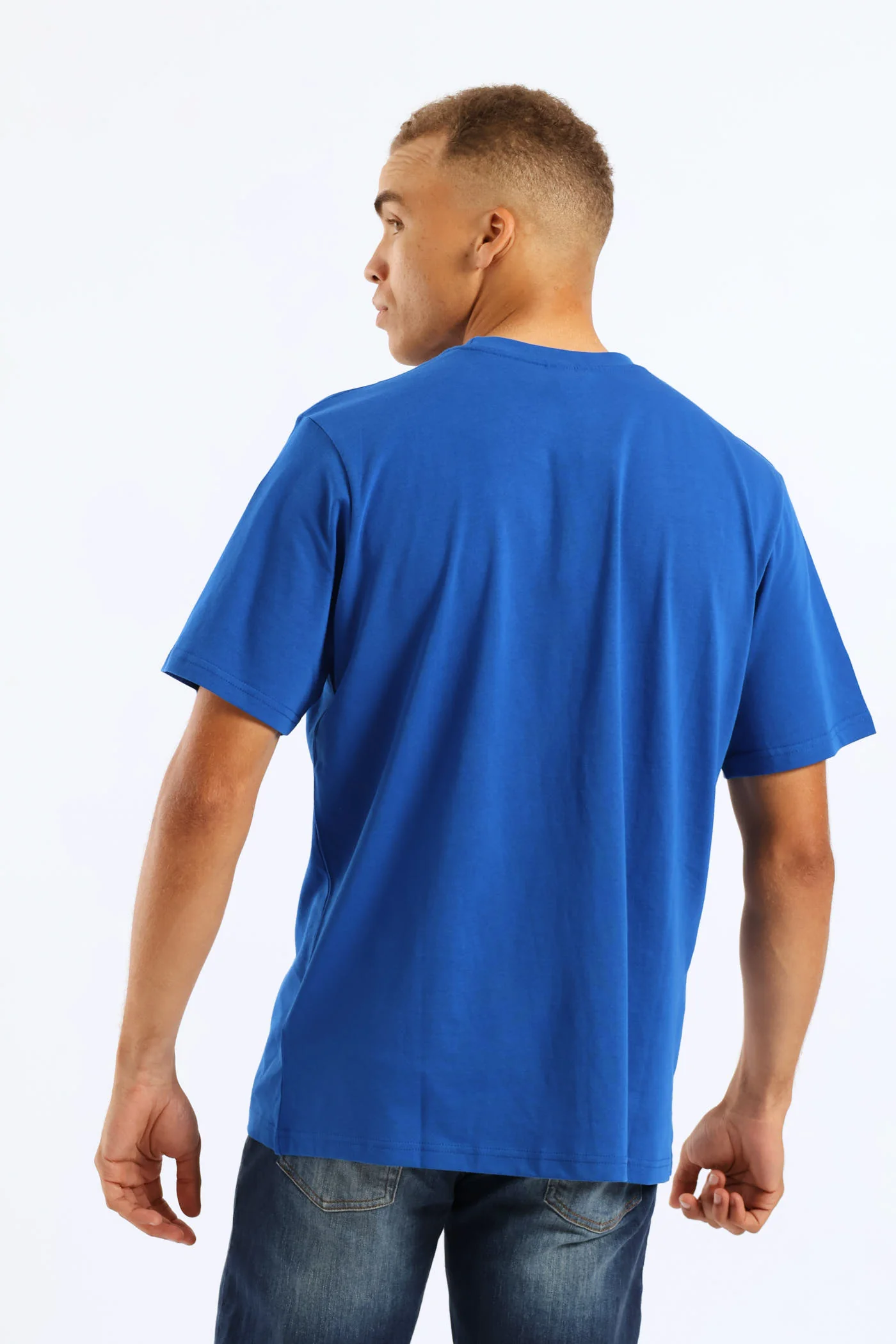 Adrian Crewneck Tee - Blue - Image 5