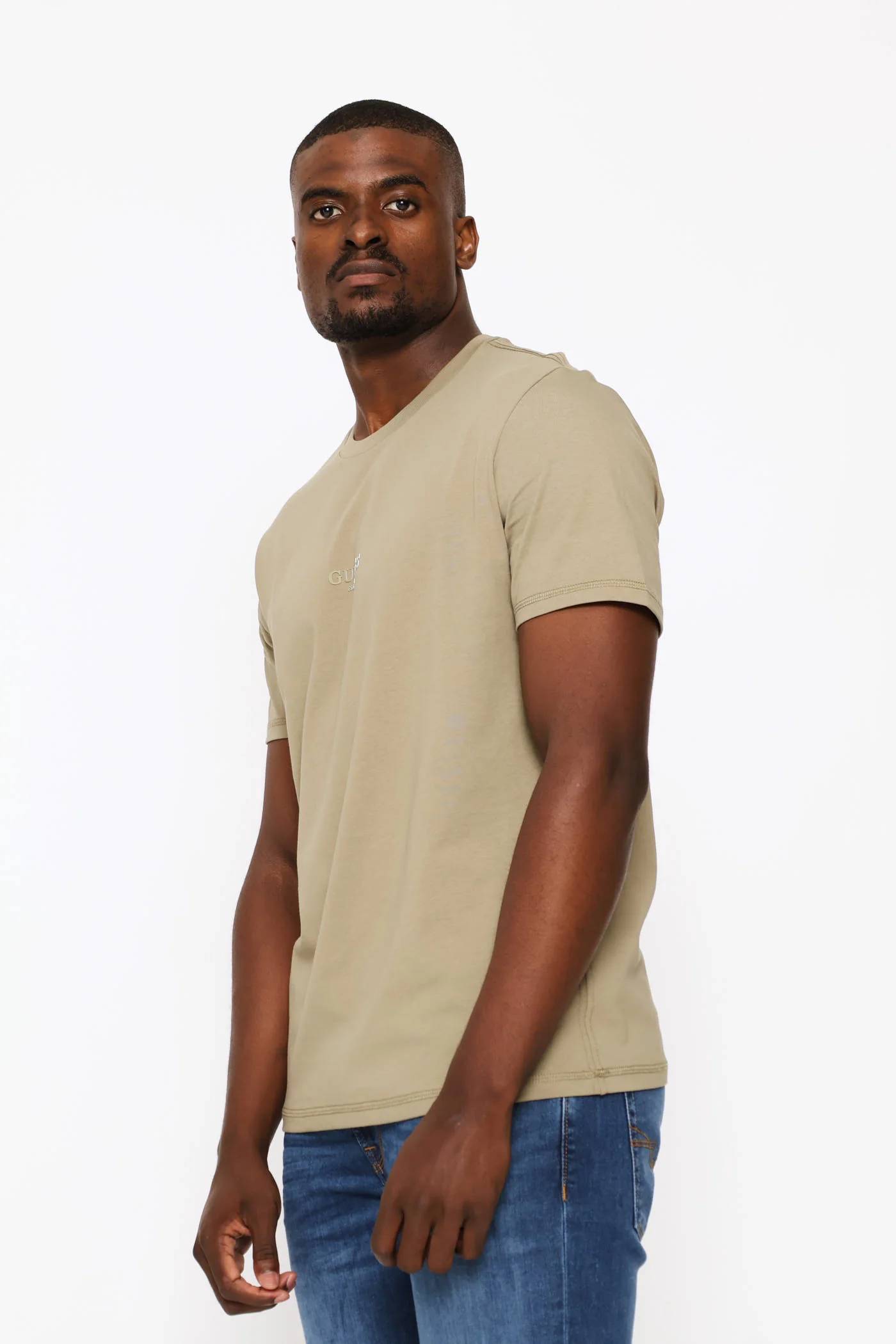 Aidy Short Sleeve Tee - Khaki - Image 3