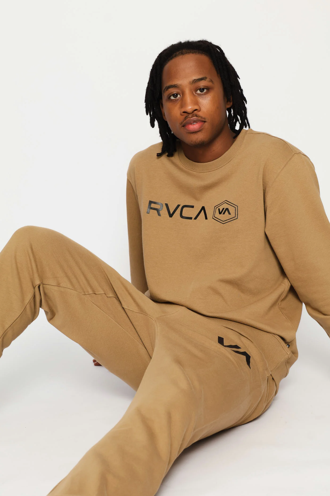 Air Hex Crew Top - Taupe - Image 4