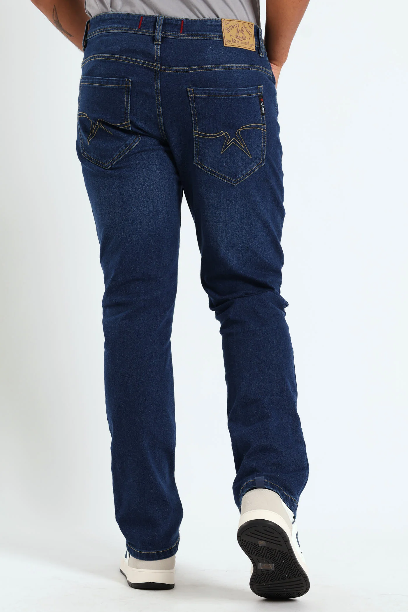 Alcazar Straight Leg Denim Jean - Med Wash - Image 3