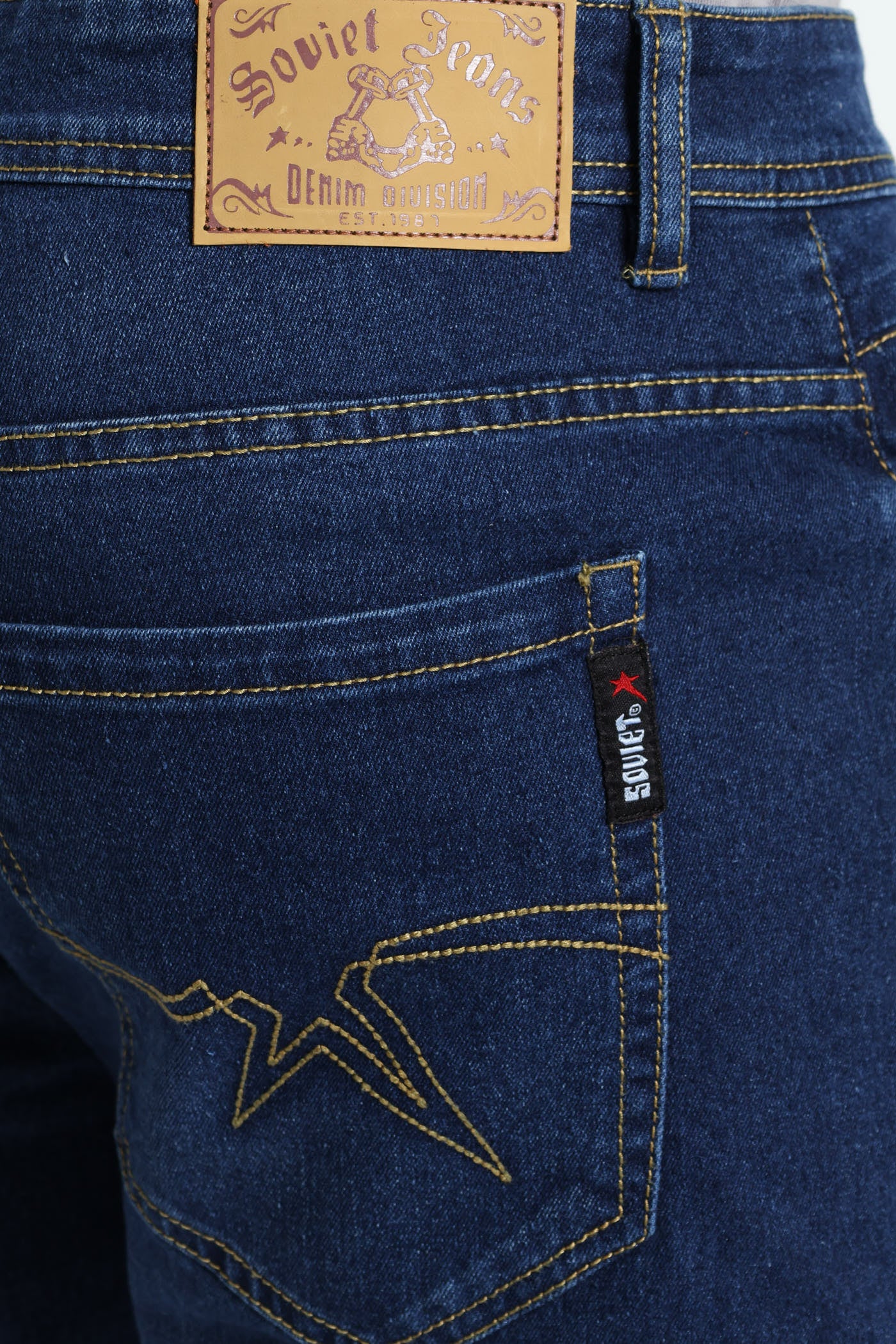 Alcazar Straight Leg Denim Jean - Med Wash - Image 4