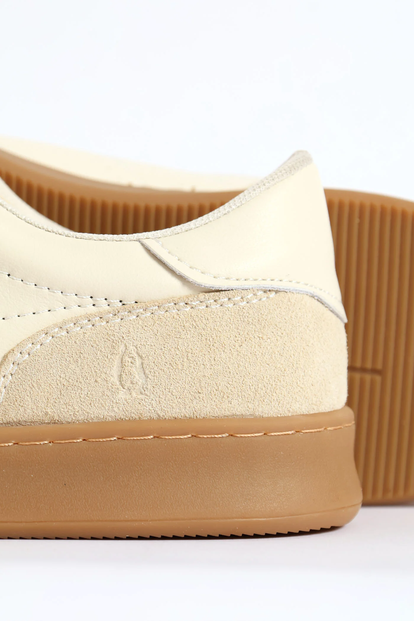 Alec Leather Court Sneaker - Beige - Image 6