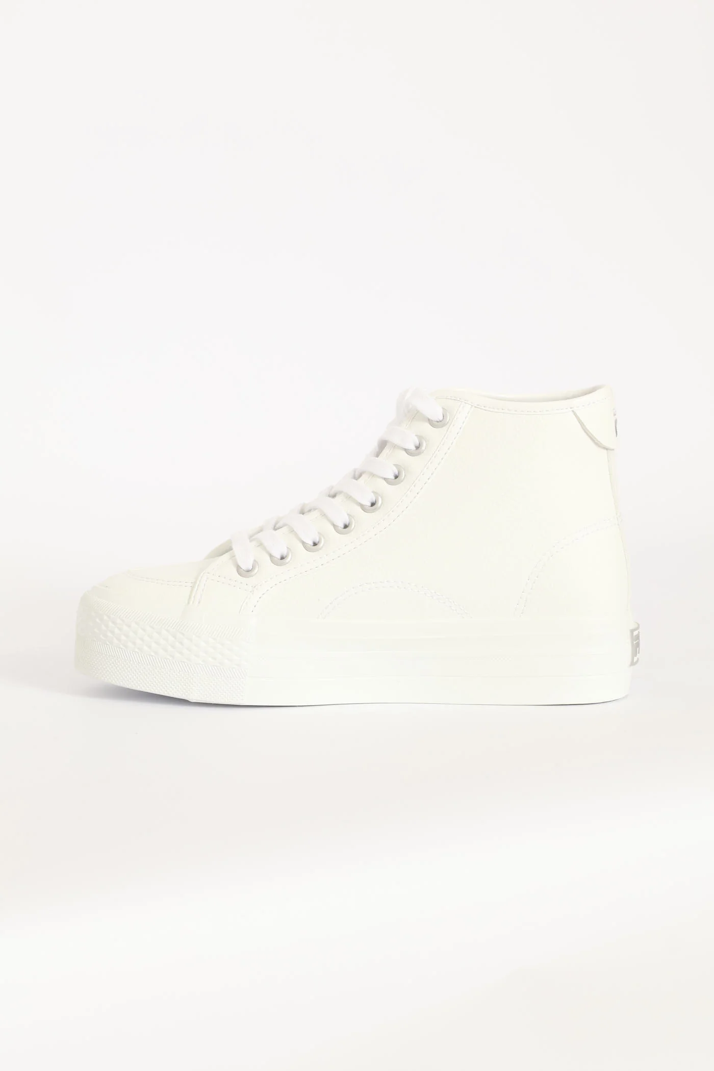Alessia Platform High Top Sneaker - White - Image 4