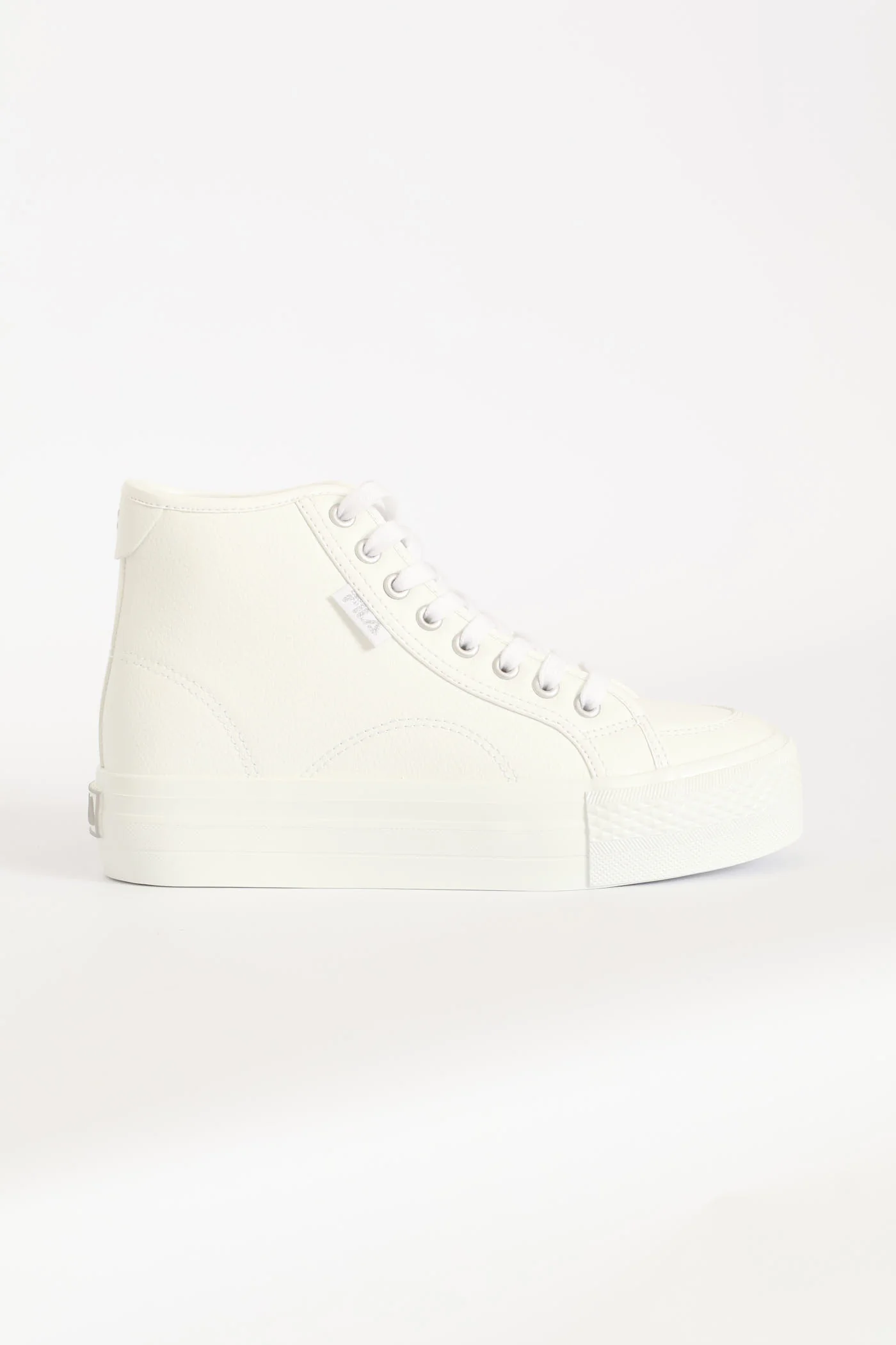 Alessia Platform High Top Sneaker - White - Image 5