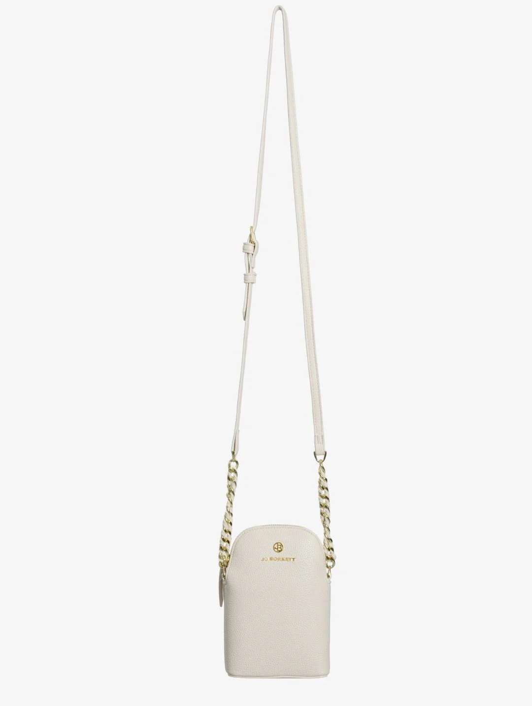 Alex Logo Cellphone Crossbody Pouch - Cream - Image 3