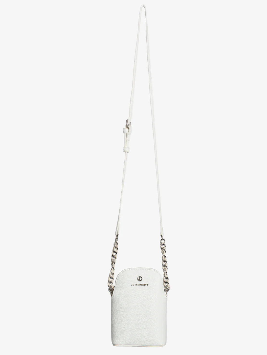 Alex Logo Cellphone Crossbody Pouch - White - Image 3
