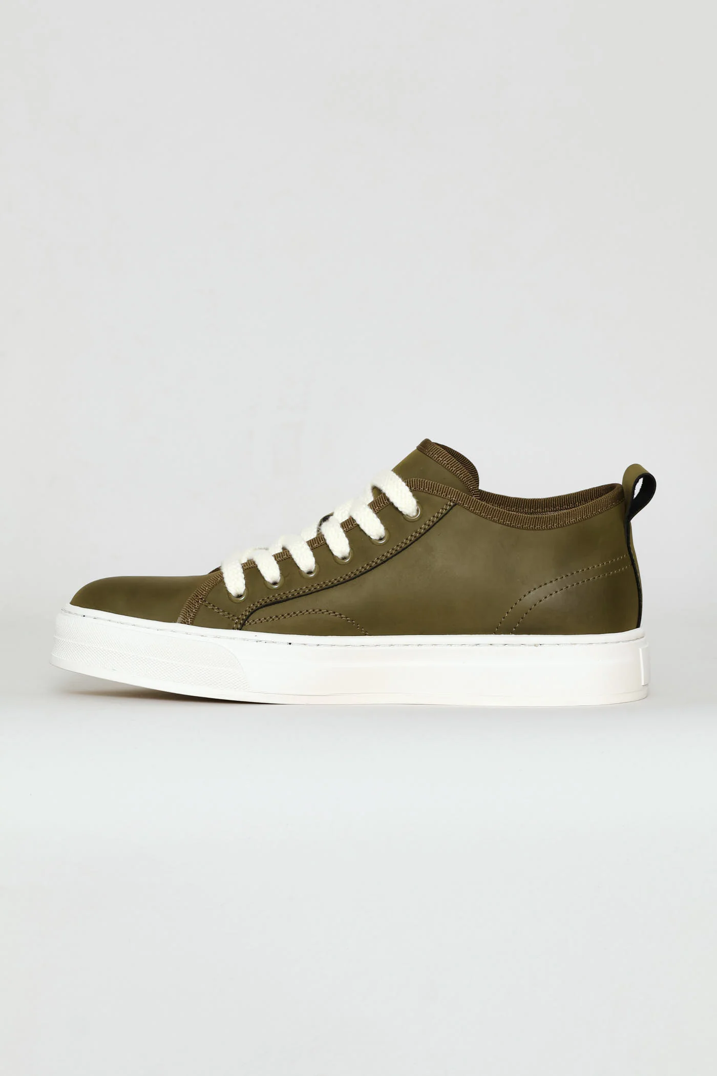 Alistair Hi Top Sneaker - Olive - Image 4