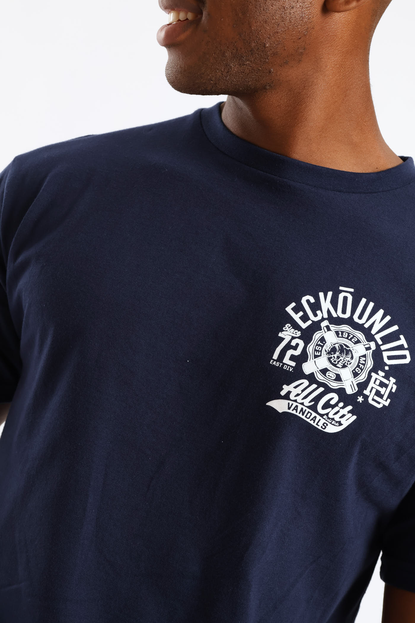 All City Bk Print Tee - Navy - Image 3