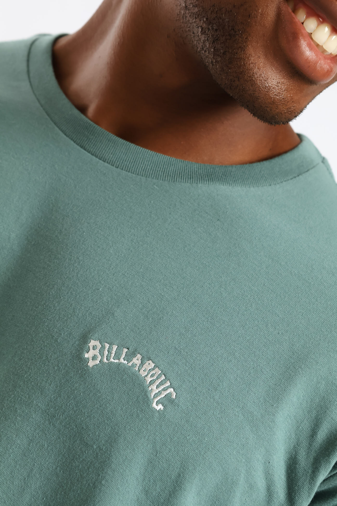 All Day Embroidered Tee - Green - Image 2