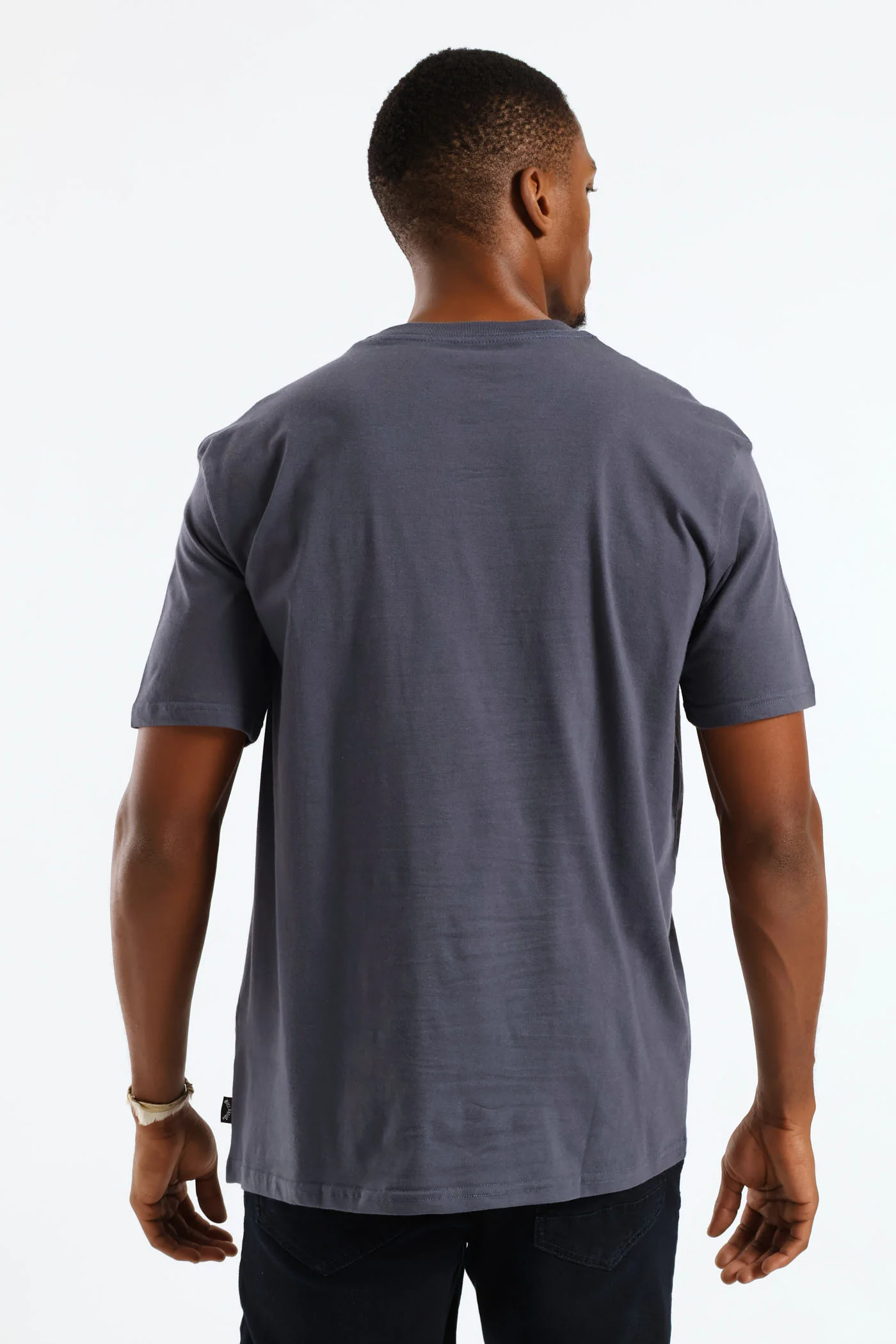 All Day Embroidered Tee - Navy - Image 2