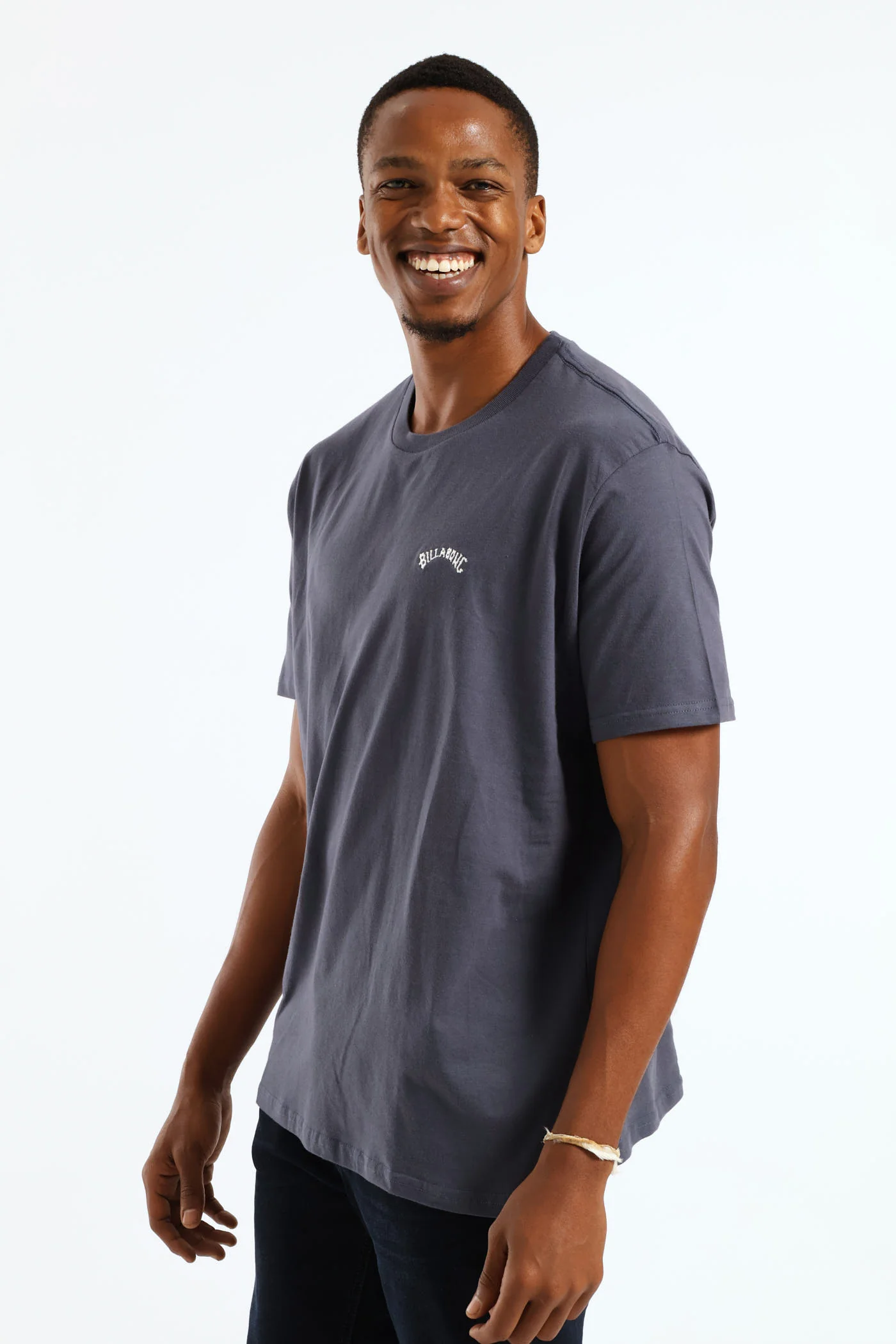 All Day Embroidered Tee - Navy - Image 3
