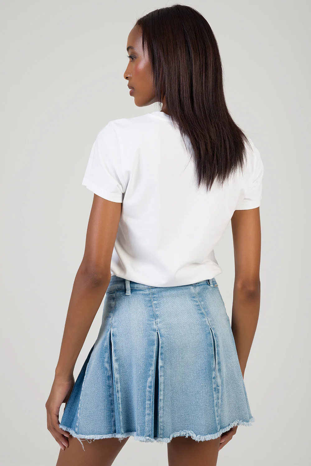 All Eyes On You: Regular T-Shirt With Stud & Bling - White - Image 5