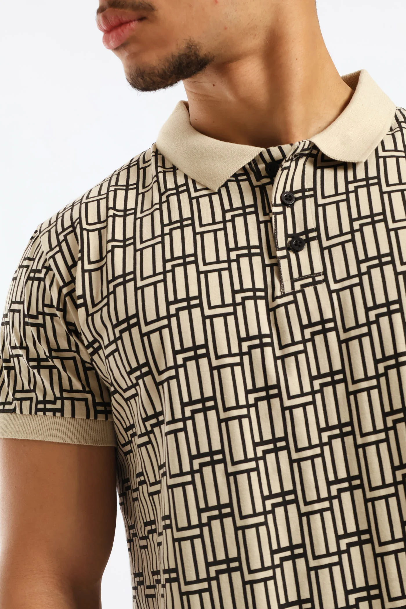 All Over Print Golfer - Stone - Image 2