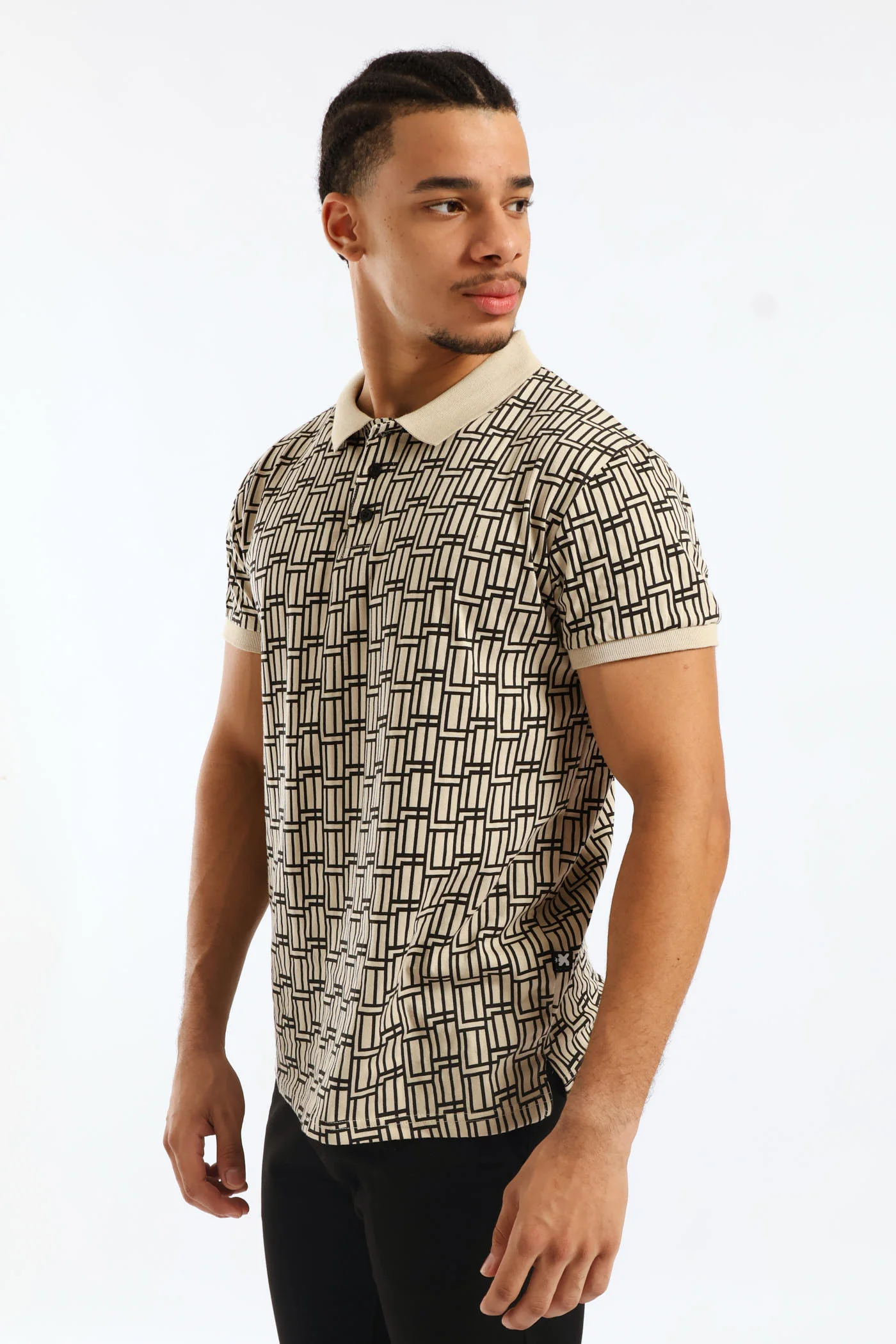All Over Print Golfer - Stone - Image 3