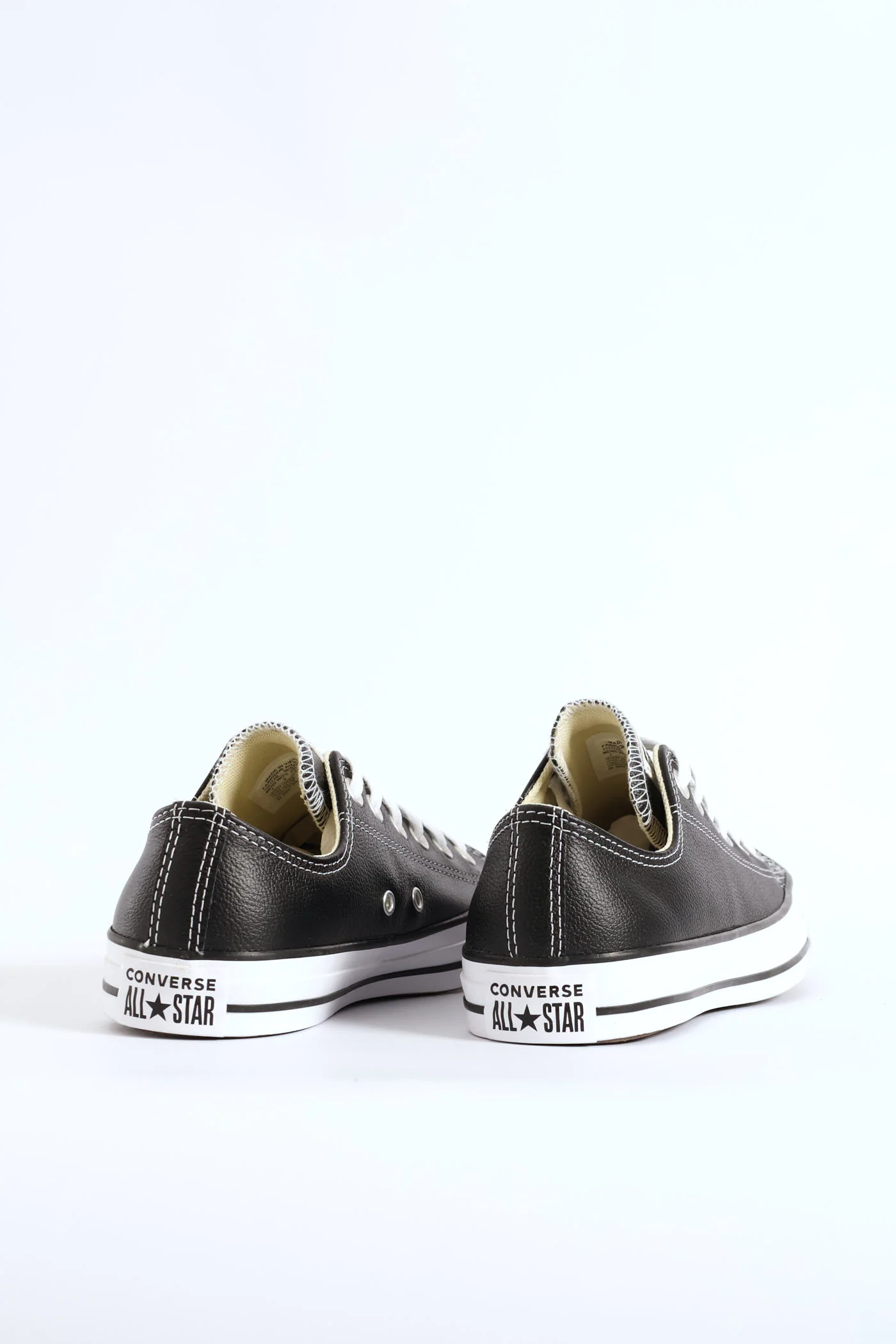 All Star Leather Lo Sneaker - Black - Image 5