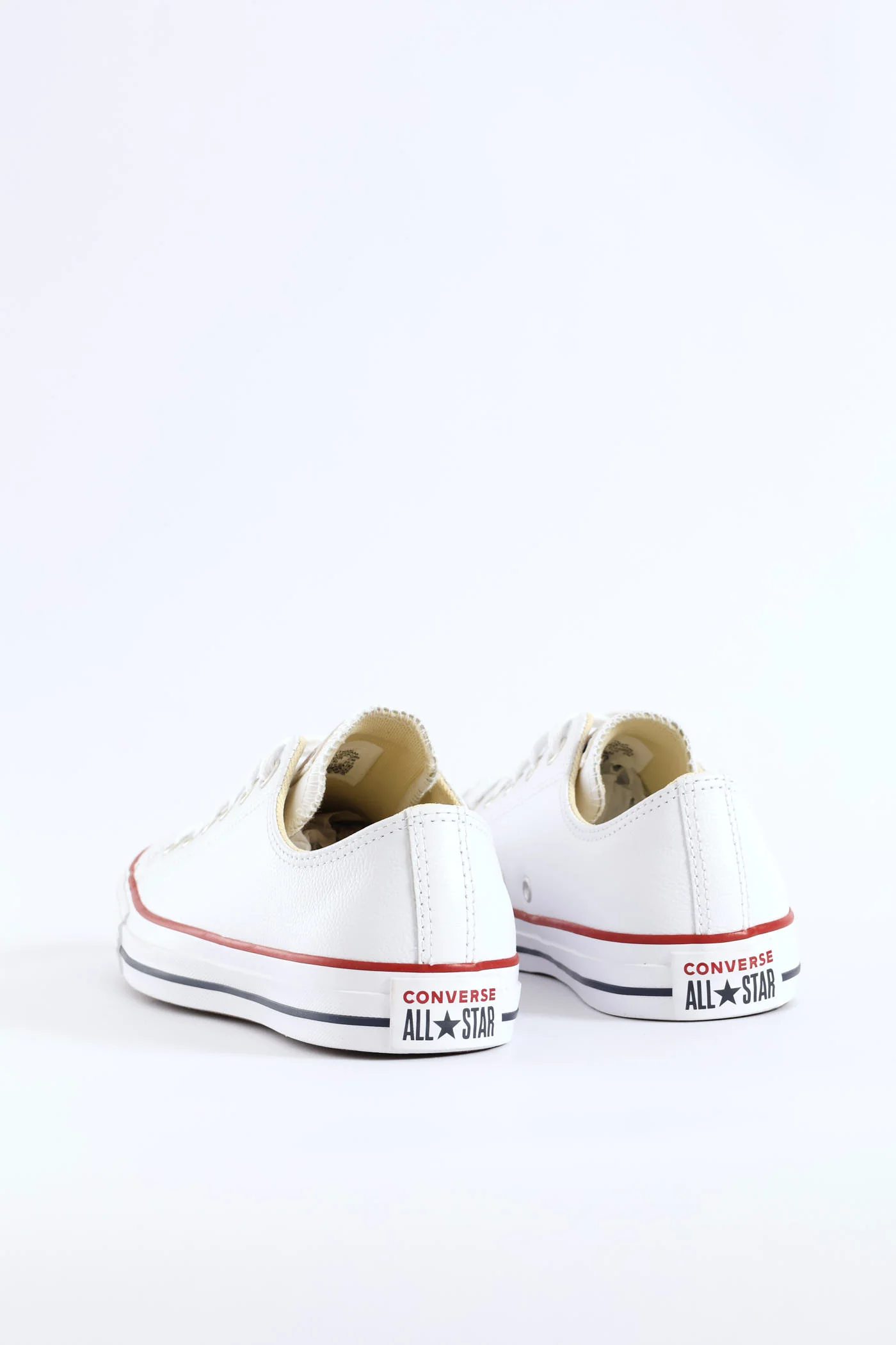 All Star Leather Lo Sneaker - White - Image 5