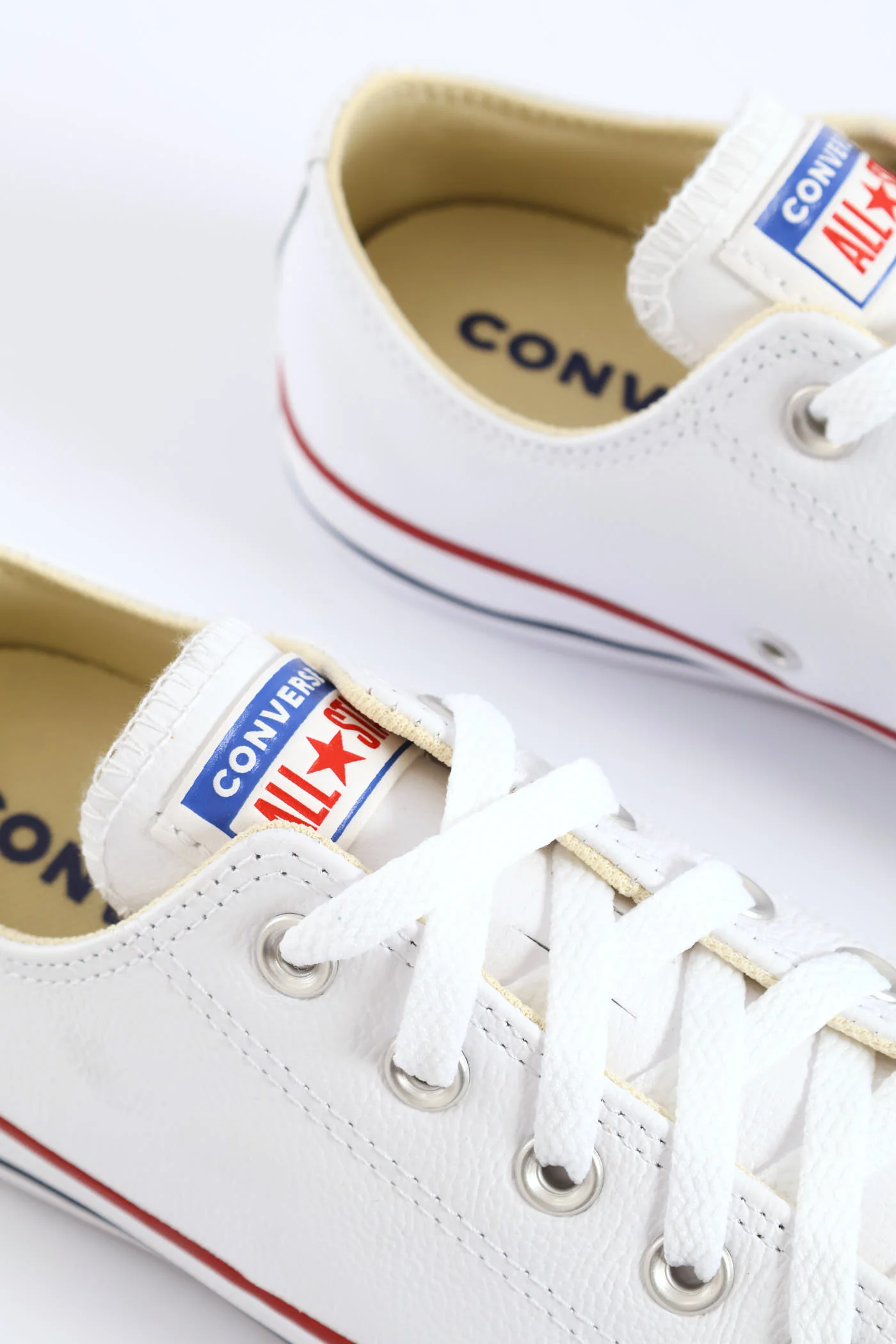 All Star Leather Lo Sneaker - White - Image 6