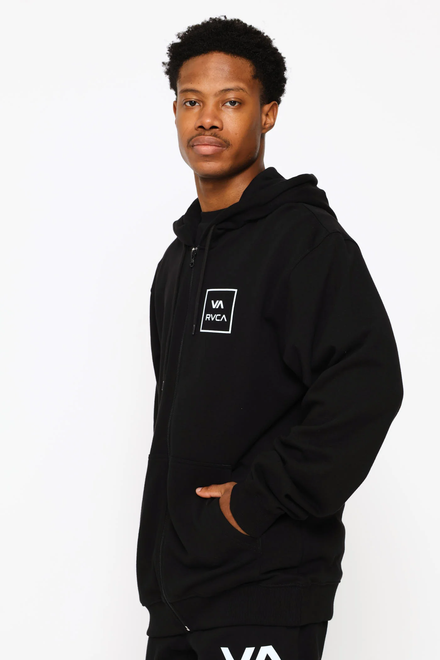All The Ways Zip Through Hoody - Black - Image 3