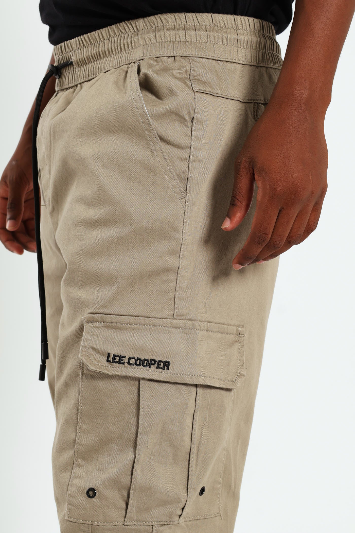 Allan Cuffed Cargo Pants - Taupe - Image 2