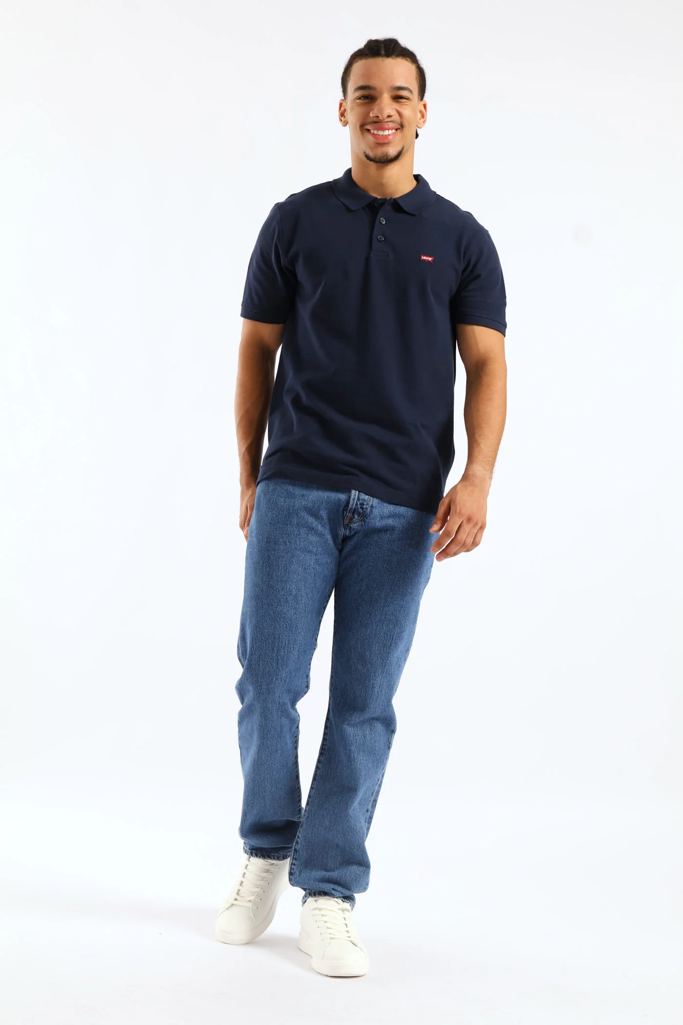 Ama Hm Polo Golfer - Navy - Image 4