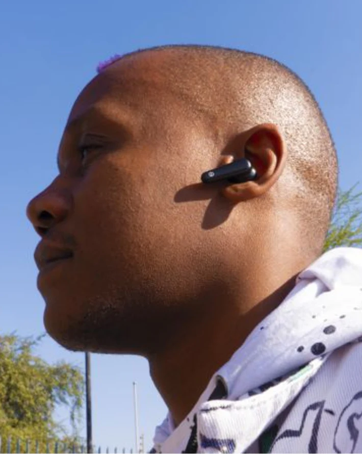Ambient TWS Earphones with Dual Mic ENC - Black - Image 6