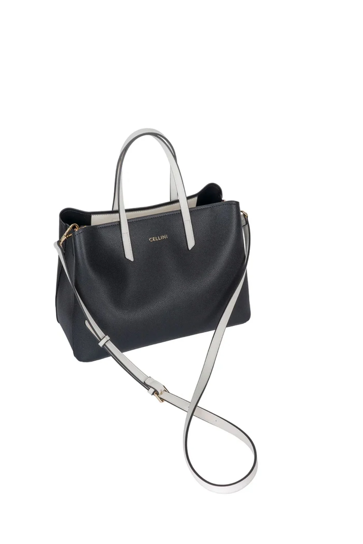 Amelia Shopper Bag - Black/White - Image 2