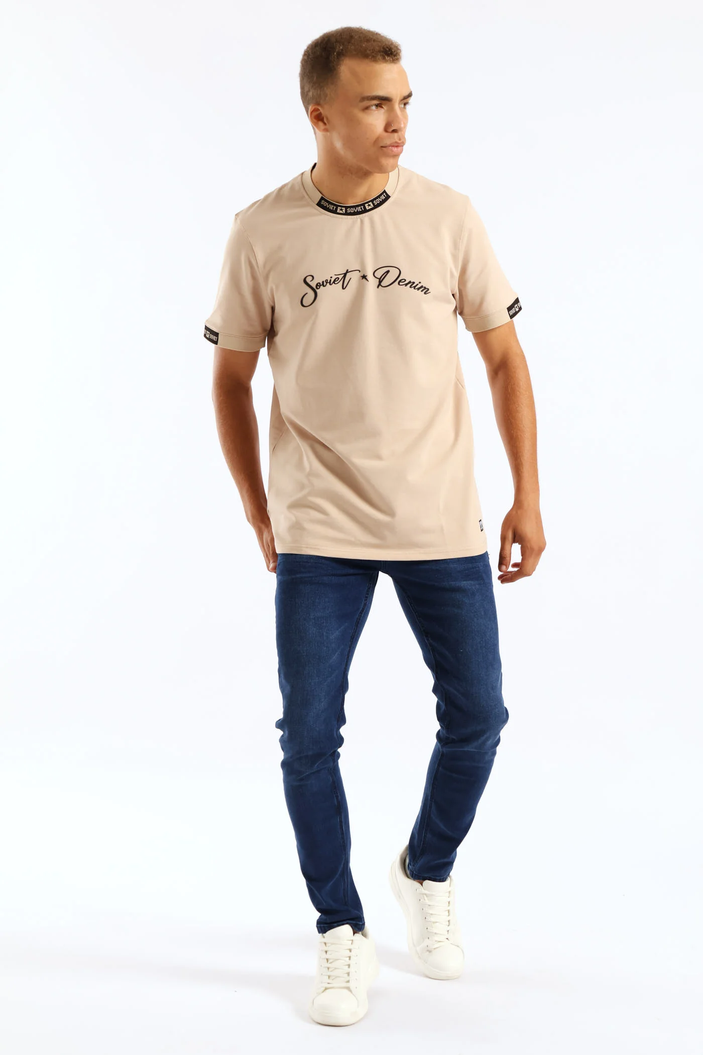 Anchor Tee - Stone - Image 5