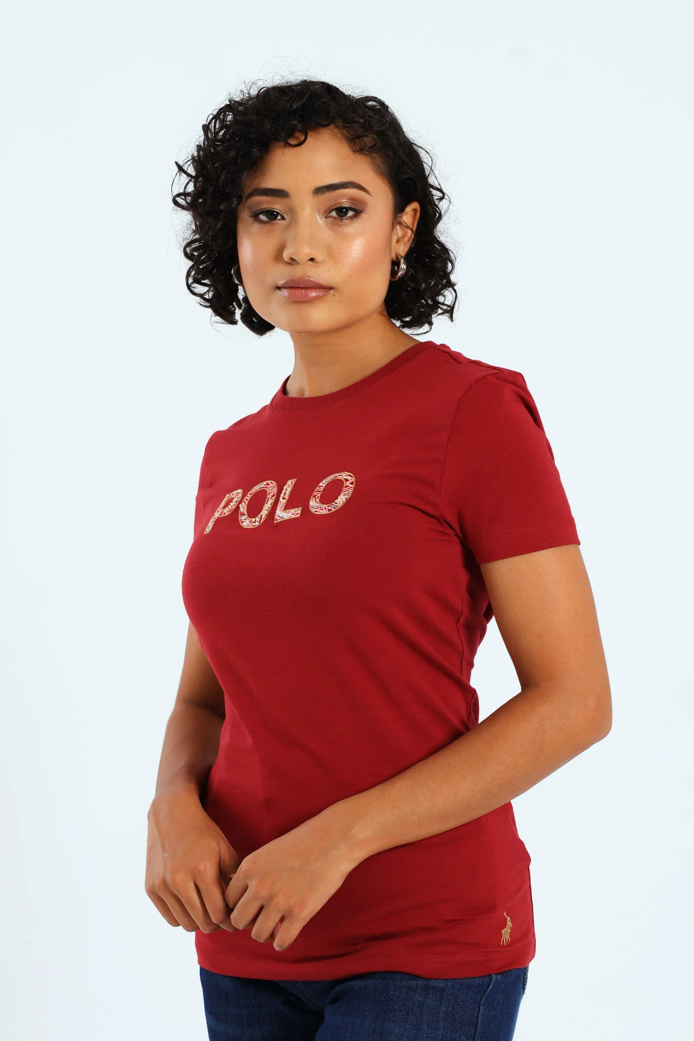 Anele Embellished Tee - Red - Image 4