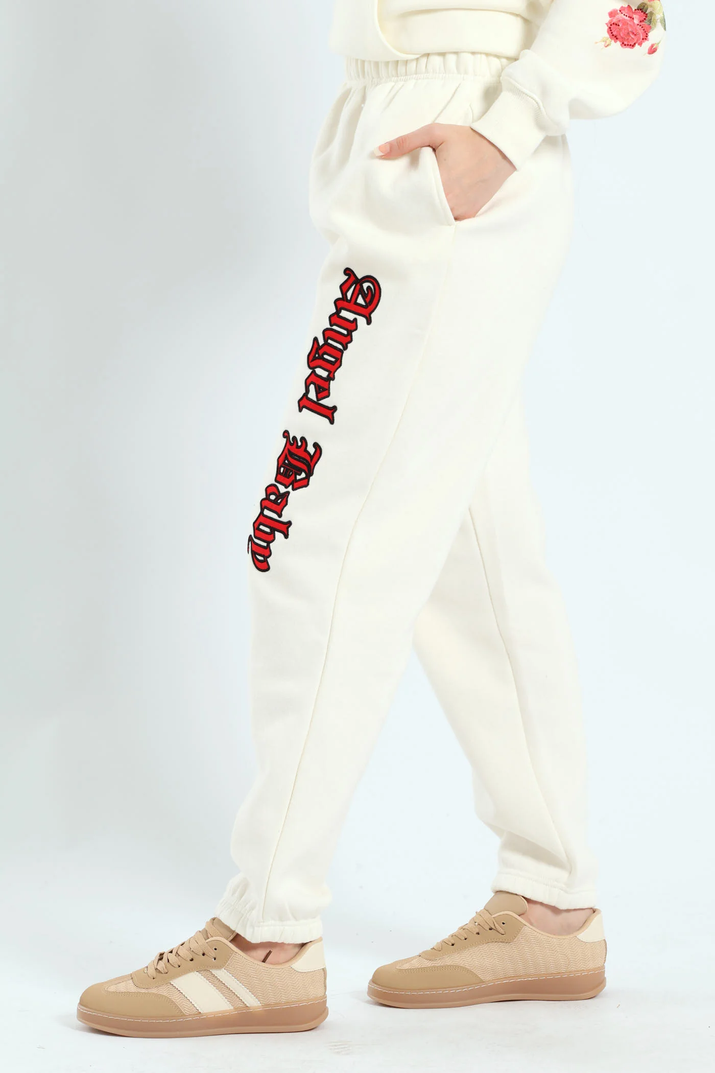 Angel Baby Jogger Pants - White - Image 2