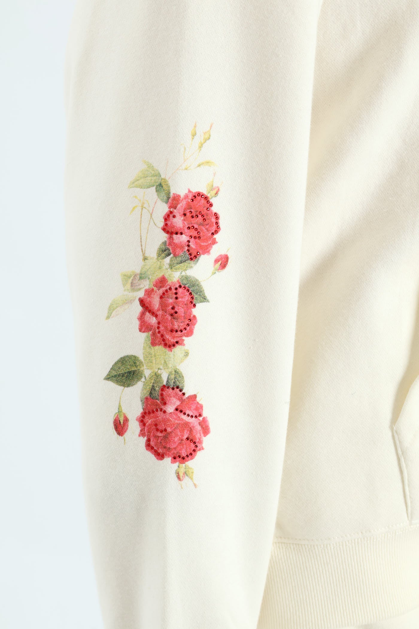 Angel Heart Chain Hoodie - White - Image 5