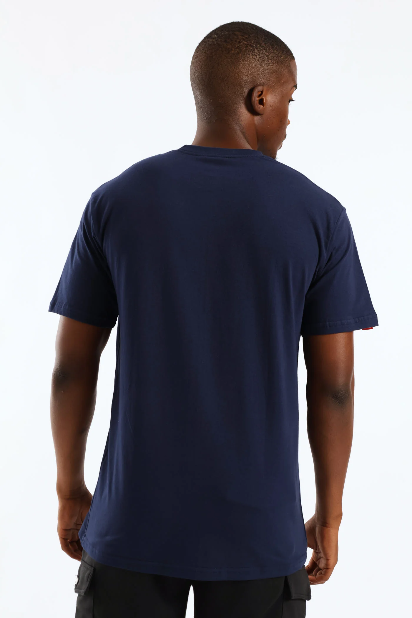 Angled Tee - Navy - Image 4