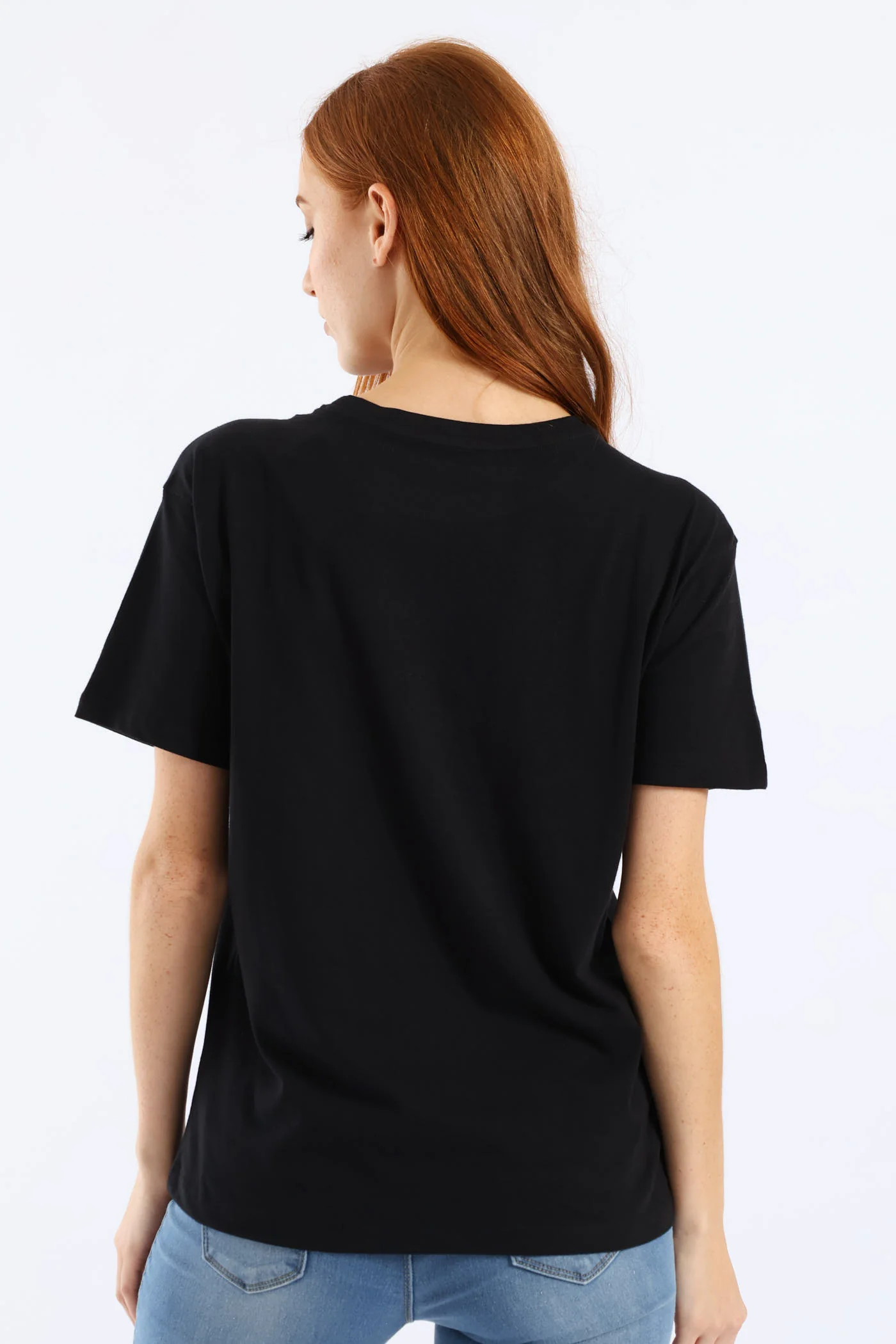 Animal Print Hearts Tee - Black - Image 4