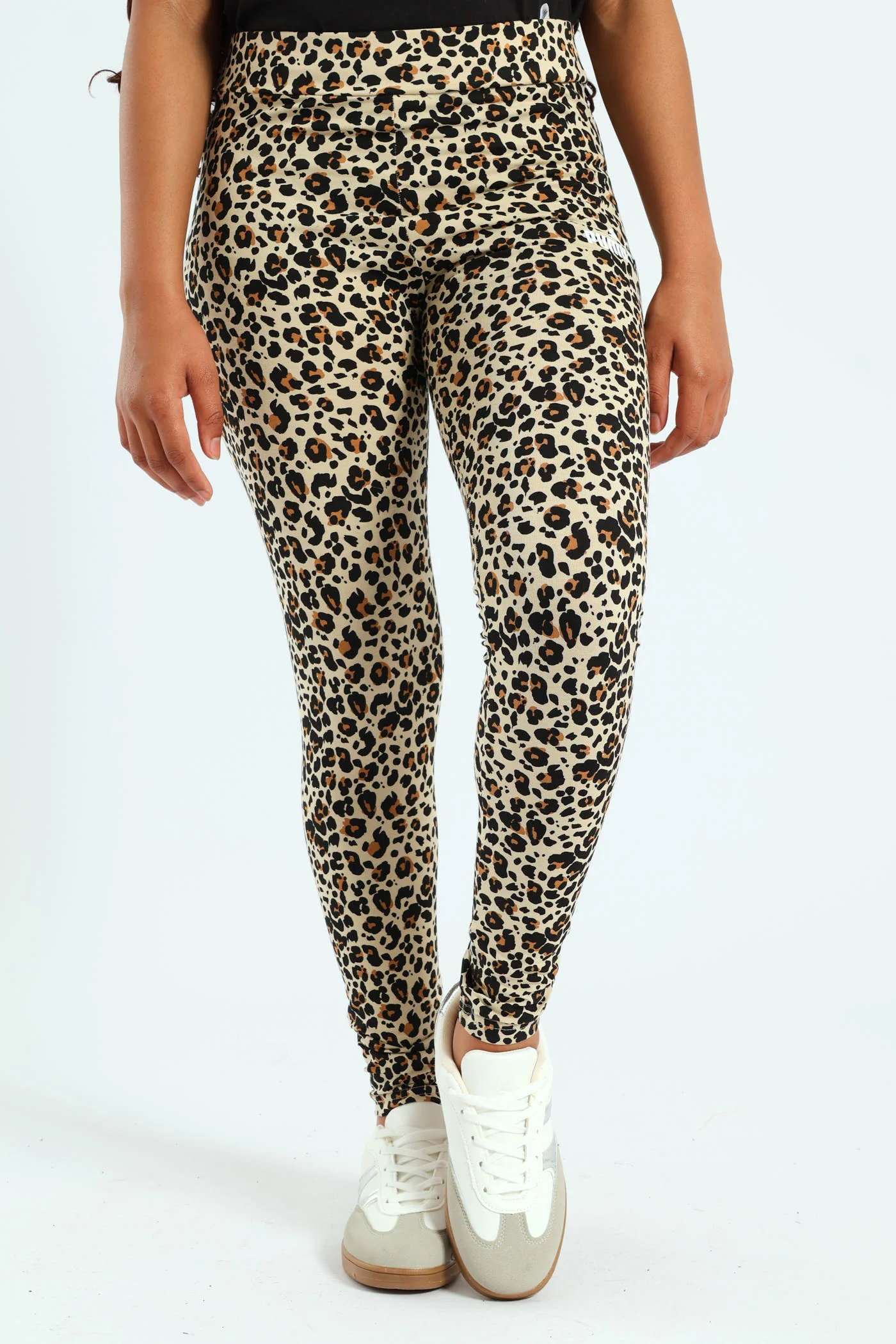 Animal Print Leggings - Toasted Nut - Image 2