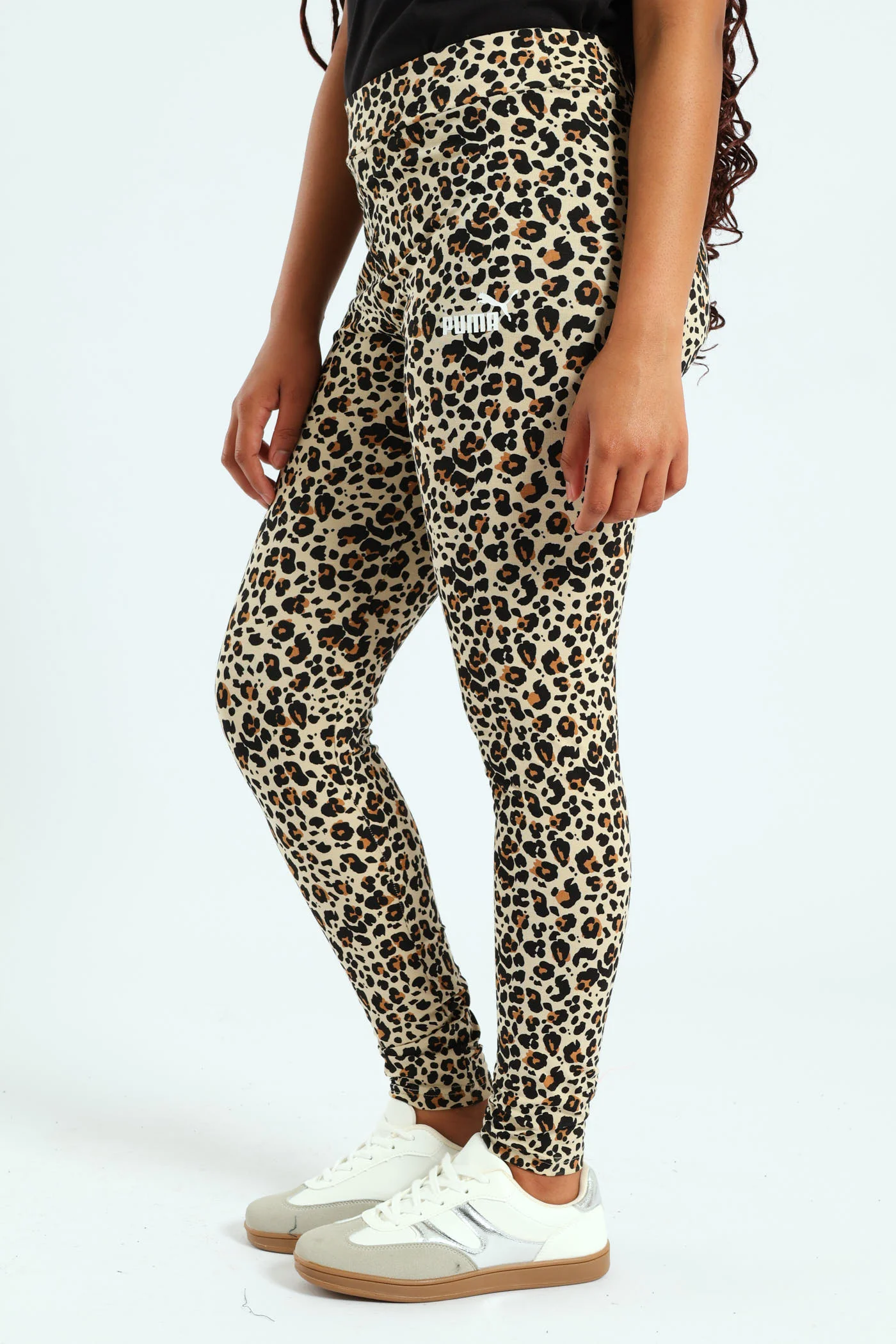 Animal Print Leggings - Toasted Nut - Image 3
