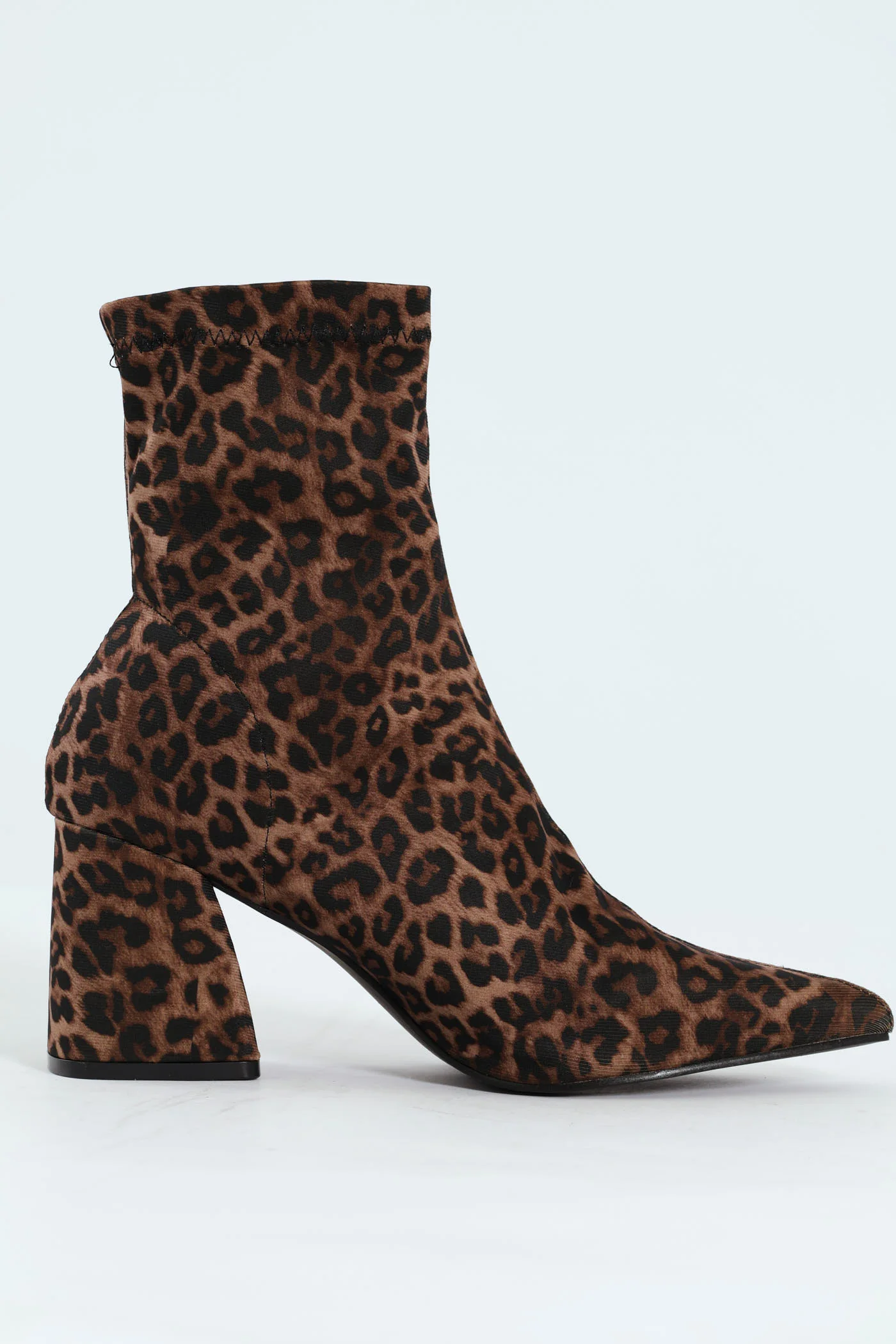 Animal Print Pull Up Boot - Image 5
