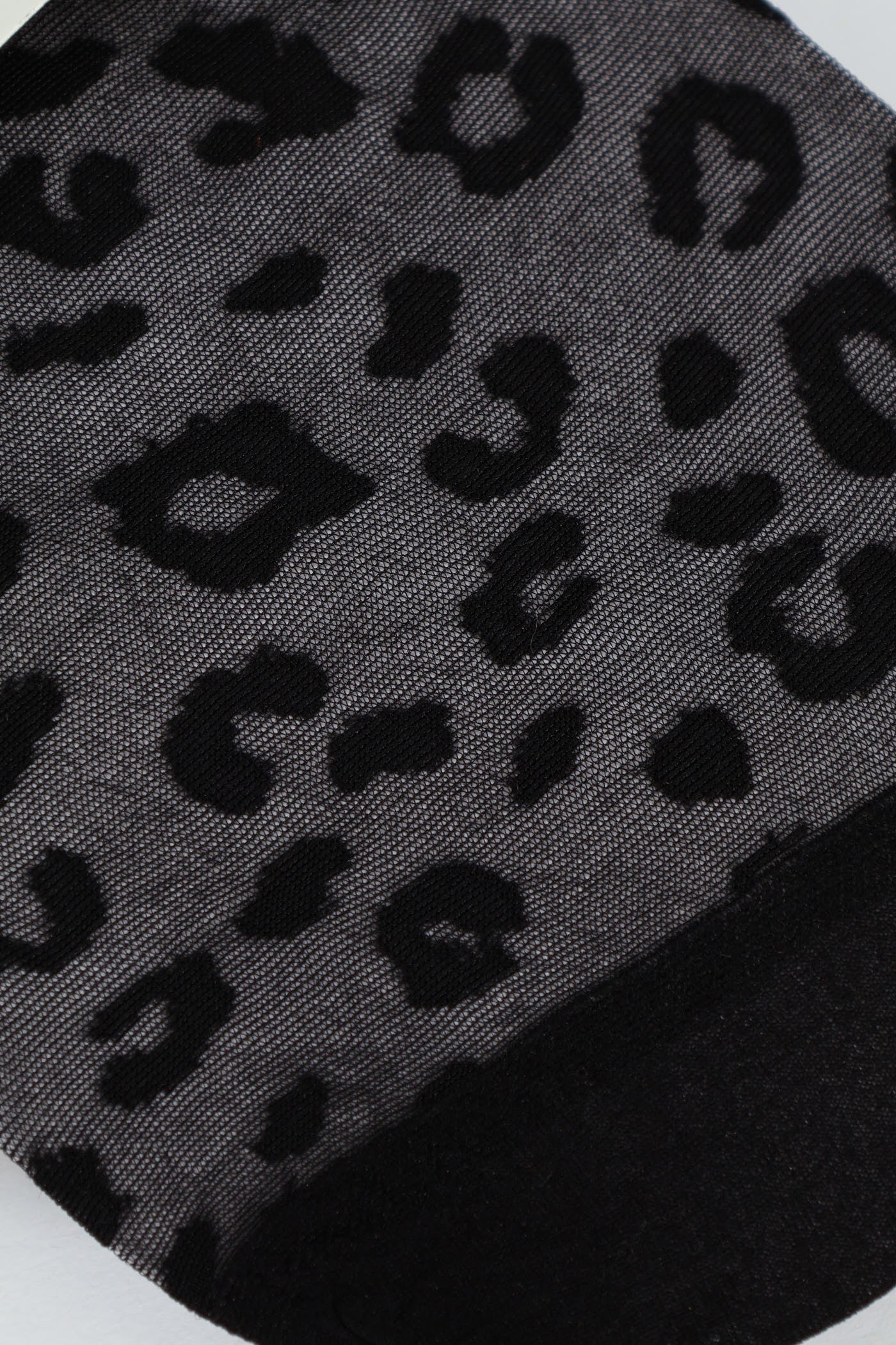 Animal Print Stocking - Black - Image 2