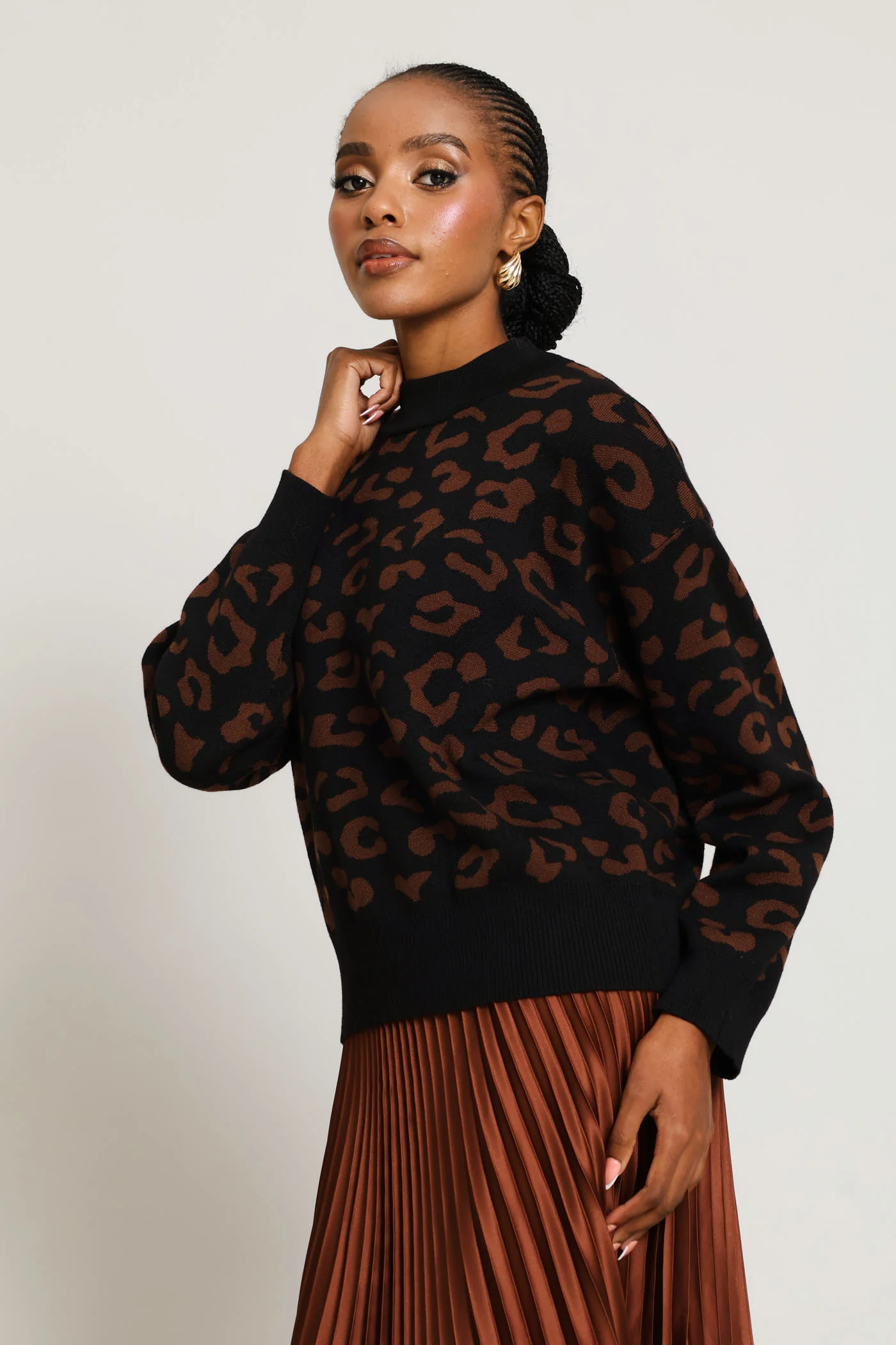 Animal Pullover - Black/Brown - Image 3