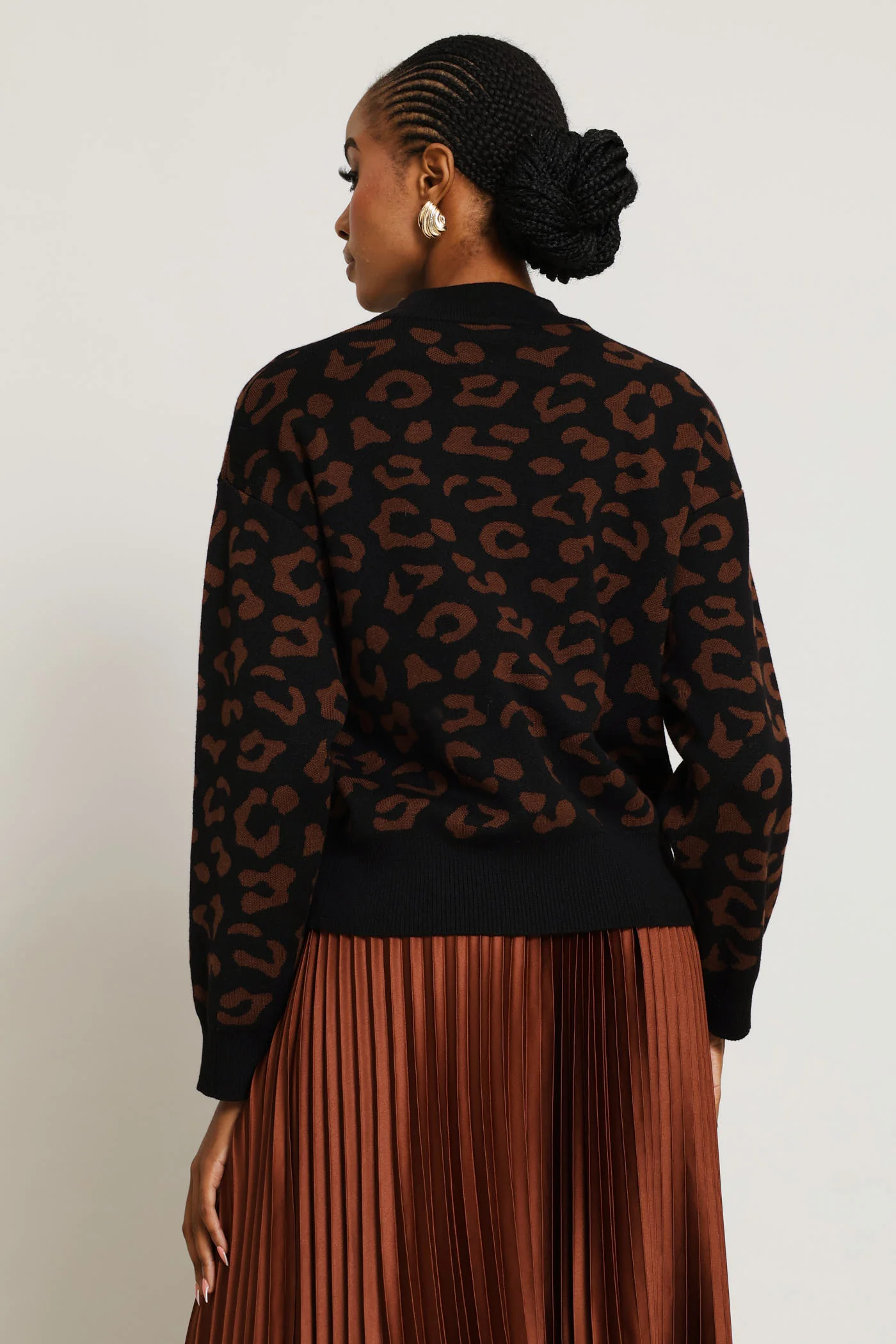 Animal Pullover - Black/Brown - Image 4