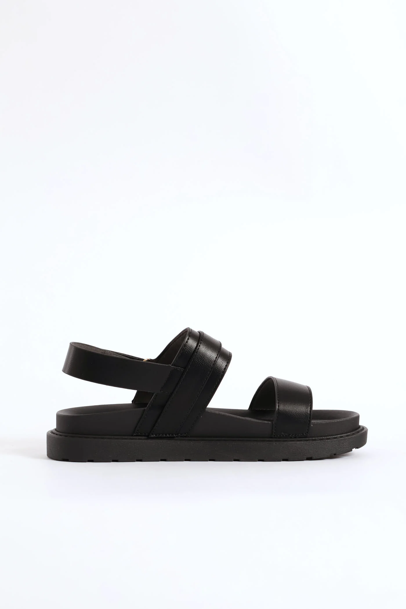 Ankle Strap Detail Sandal - Black - Image 3