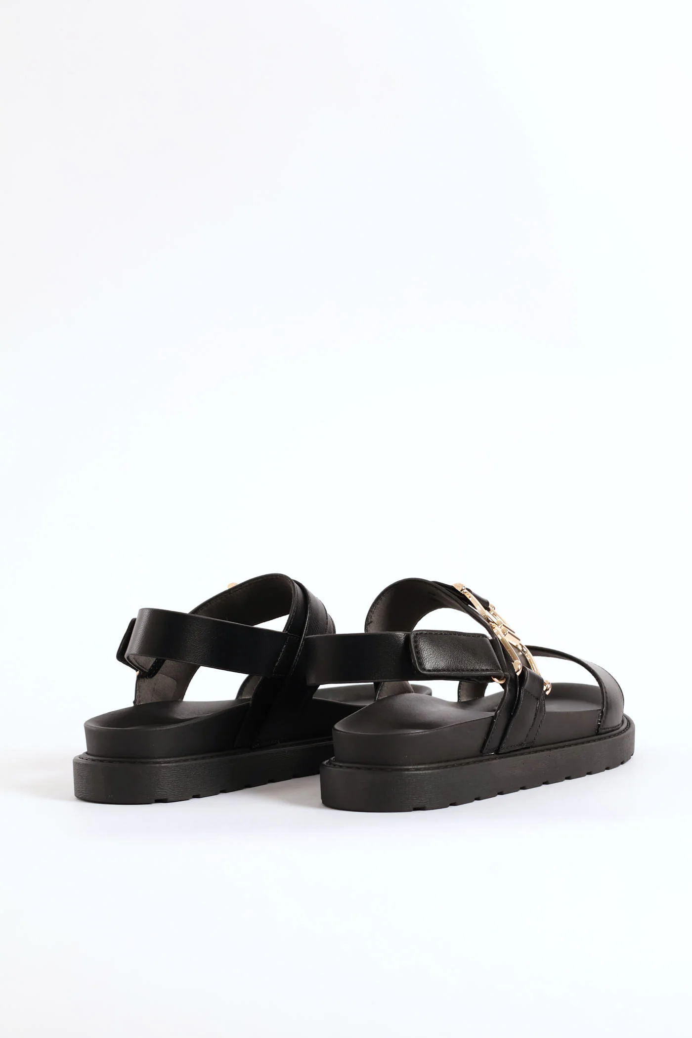Ankle Strap Detail Sandal - Black - Image 6