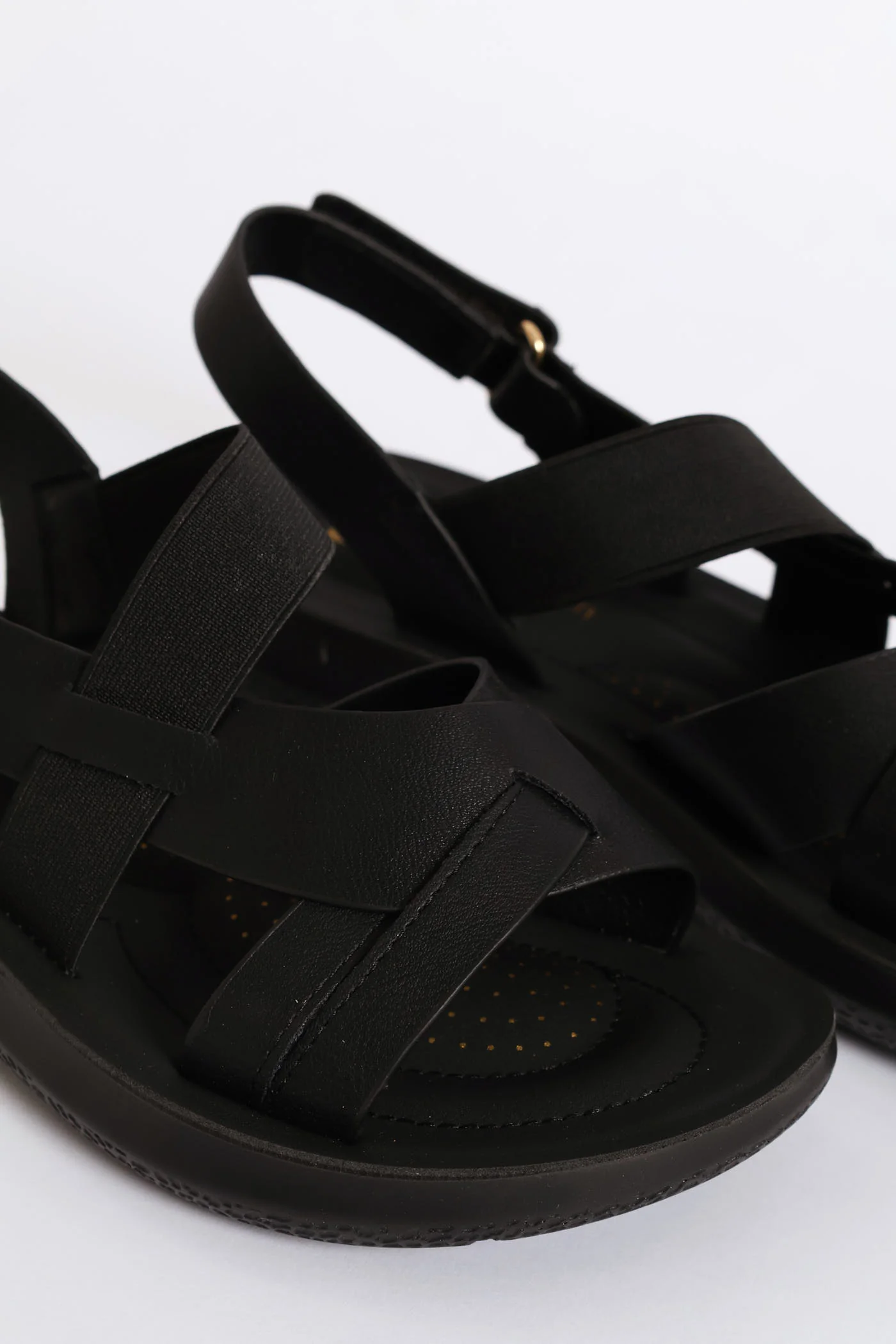Ankle Strap Sandal - Black - Image 2