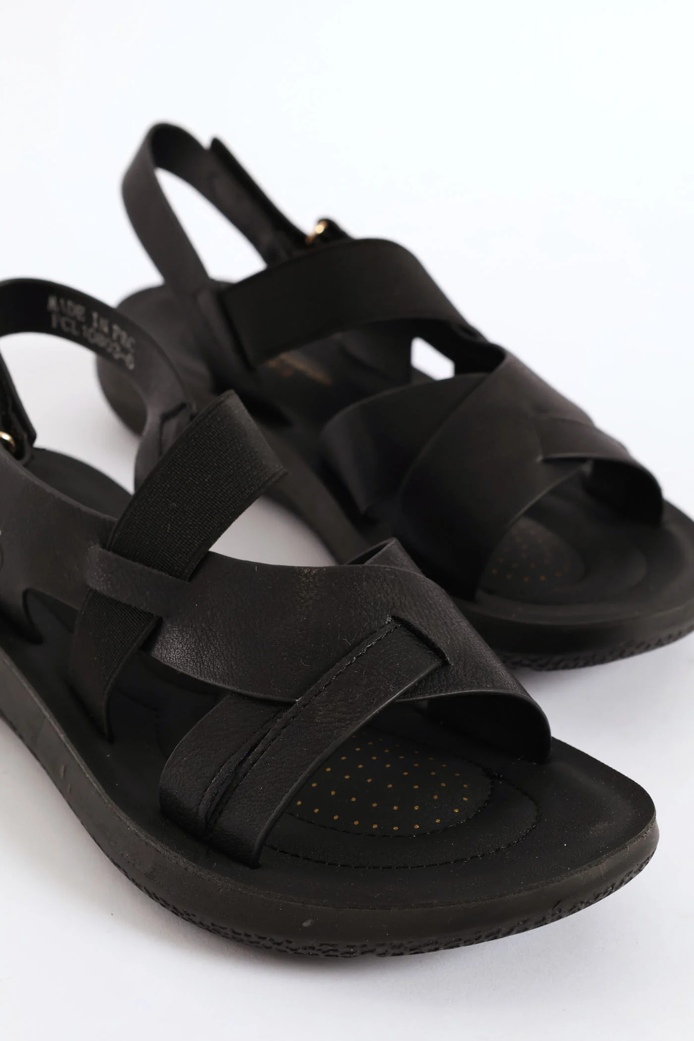 Ankle Strap Sandal - Black - Image 3