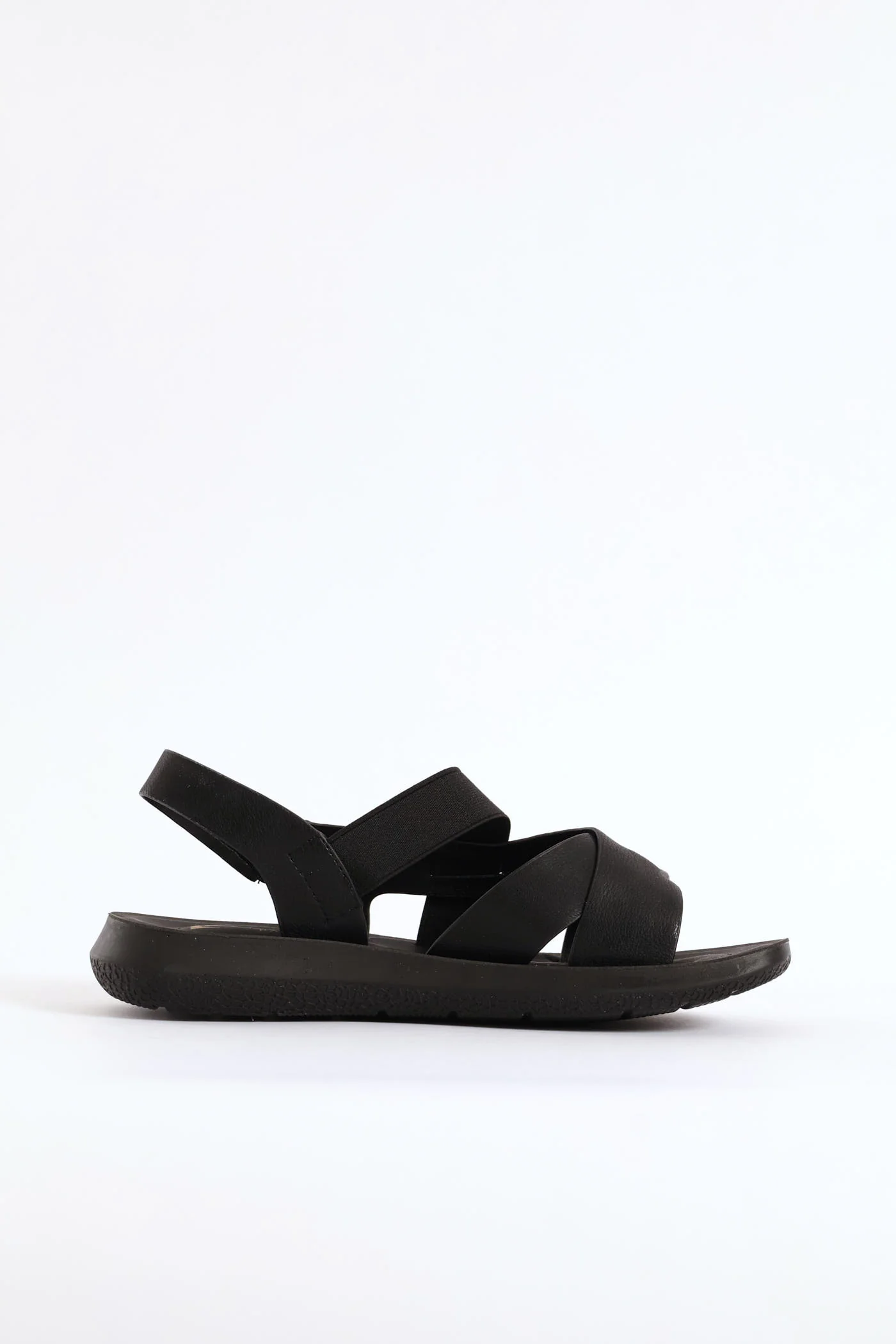Ankle Strap Sandal - Black - Image 4