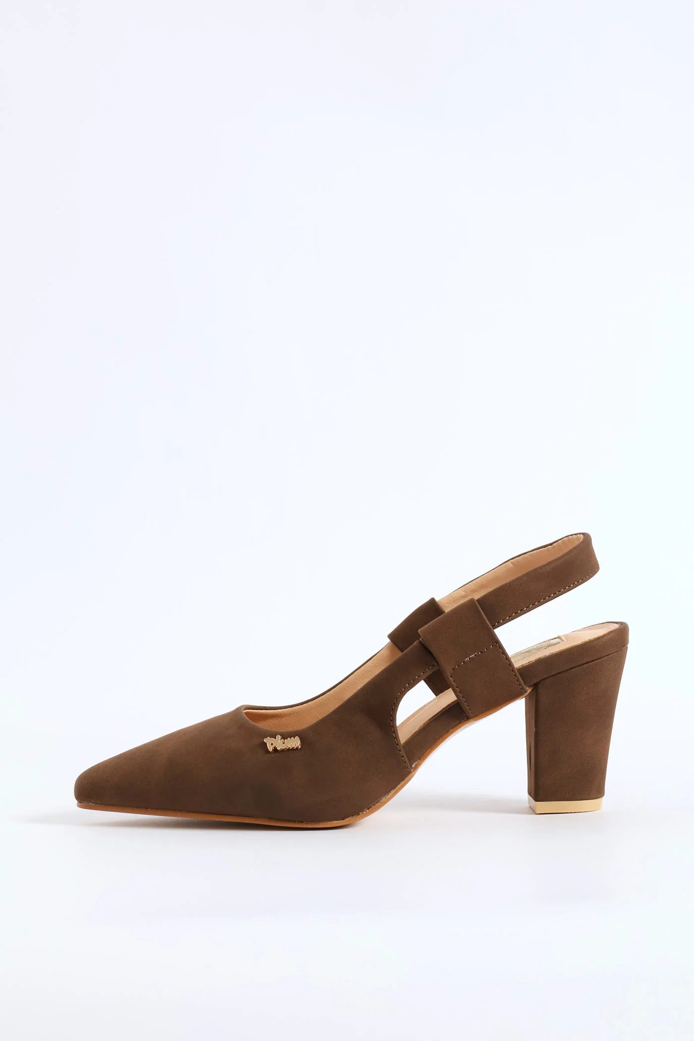 Ankle Strap Suede Heel - Chocolate - Image 2