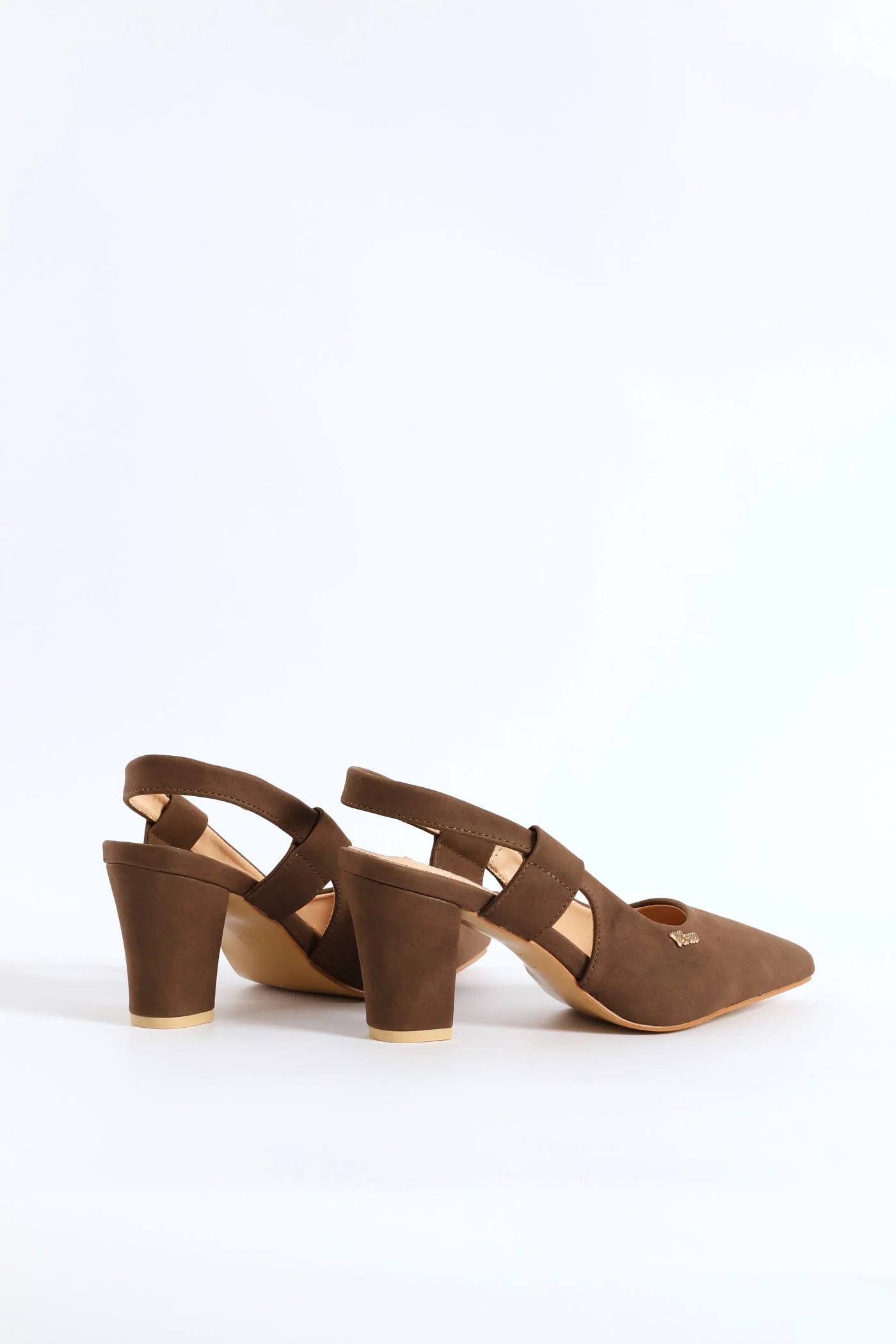 Ankle Strap Suede Heel - Chocolate - Image 4