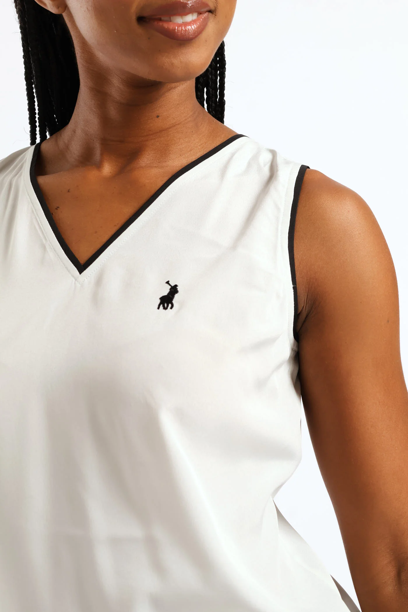 Anna V-Neck Blouse - Sage - Image 2