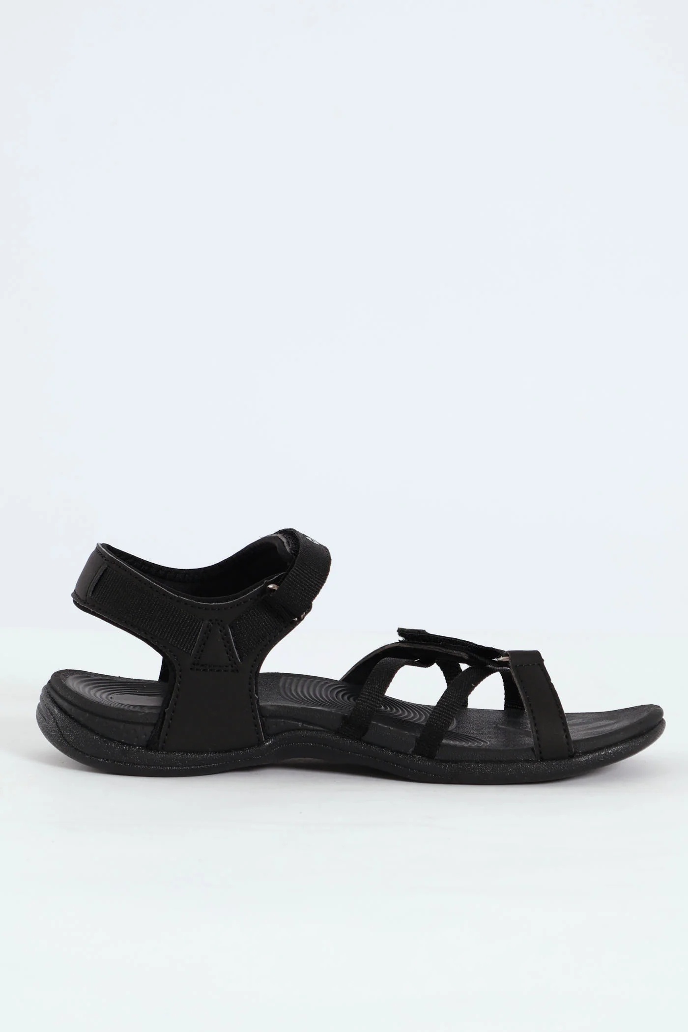 Anselia Multi Strap Sandal - Black - Image 4