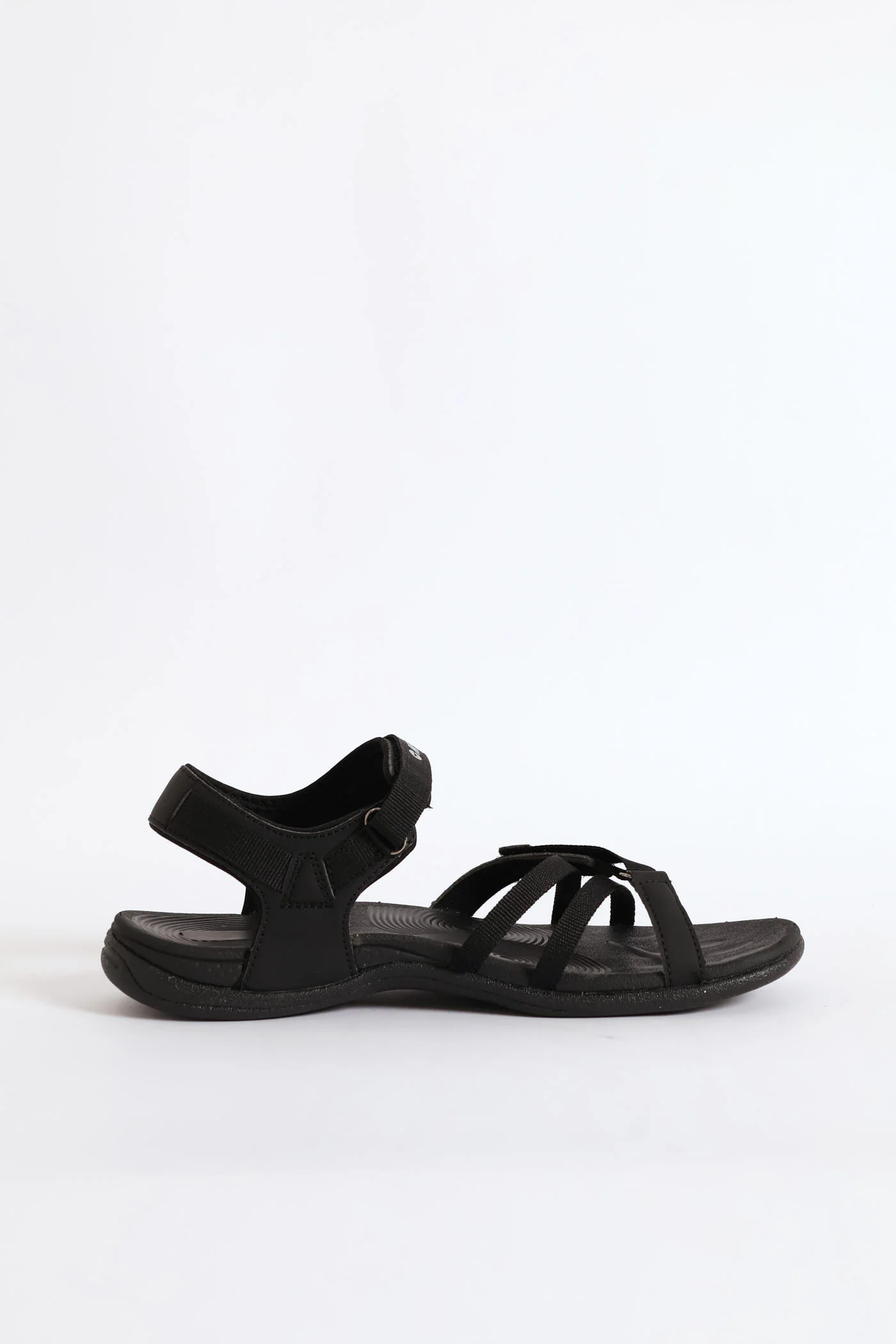 Anselia Multi Strap Sandal - Black - Image 6
