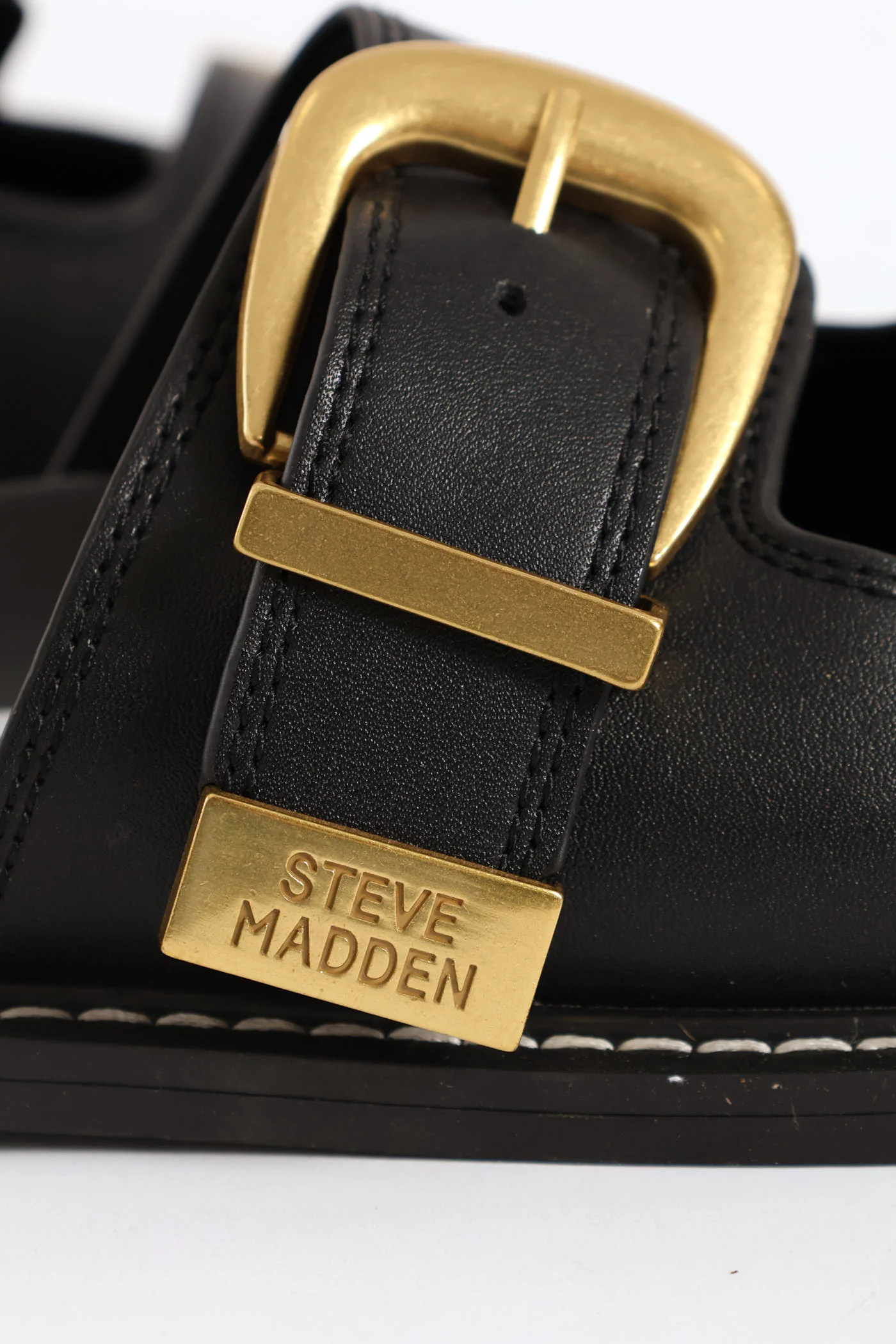 Arch Double Strap Slide - Black - Image 2